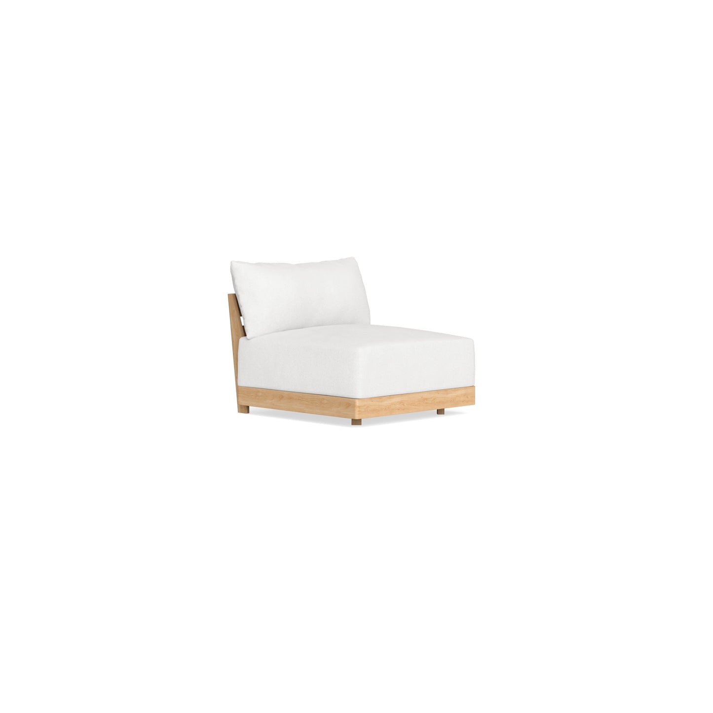 Slipcover Only - Modular Bondi Armless Chair in Snow