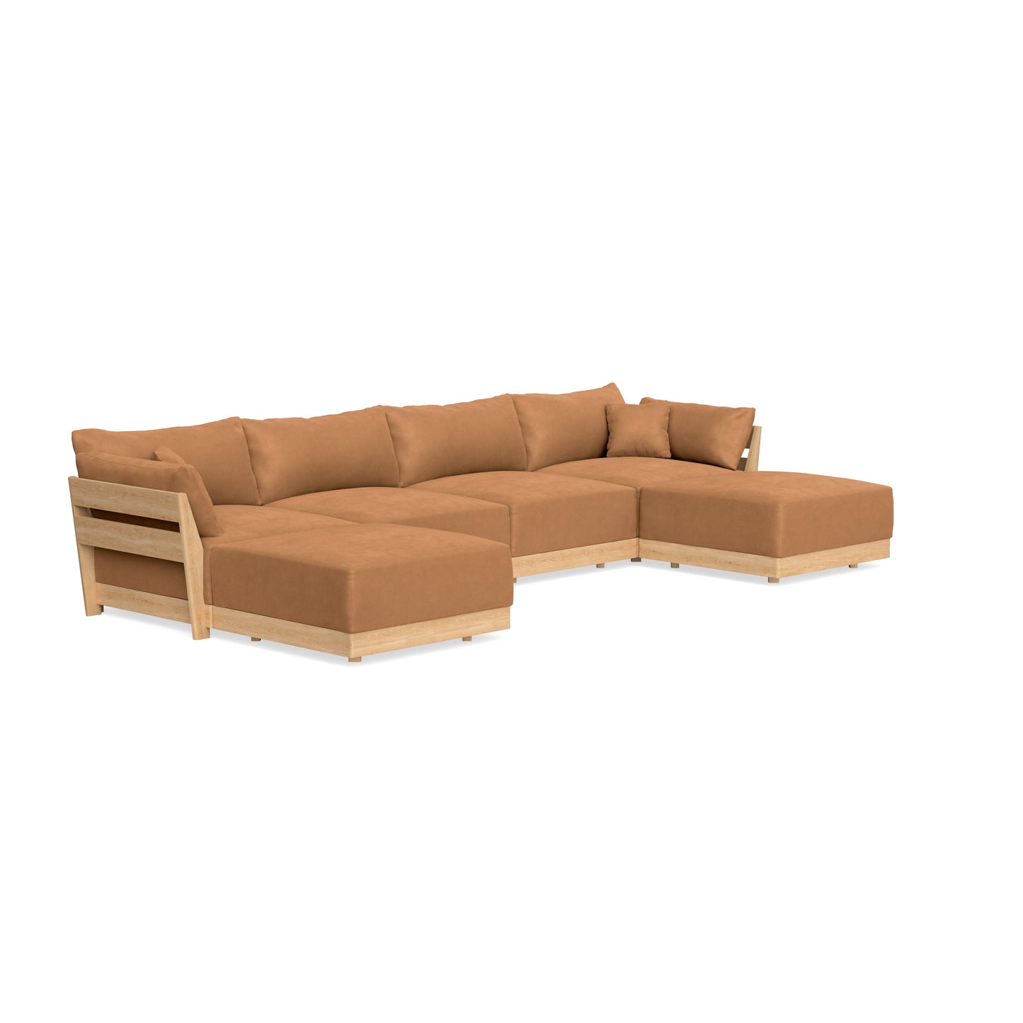 Slipcover Only - Modular Bondi 4-Seater U-Sectional in Cheddar