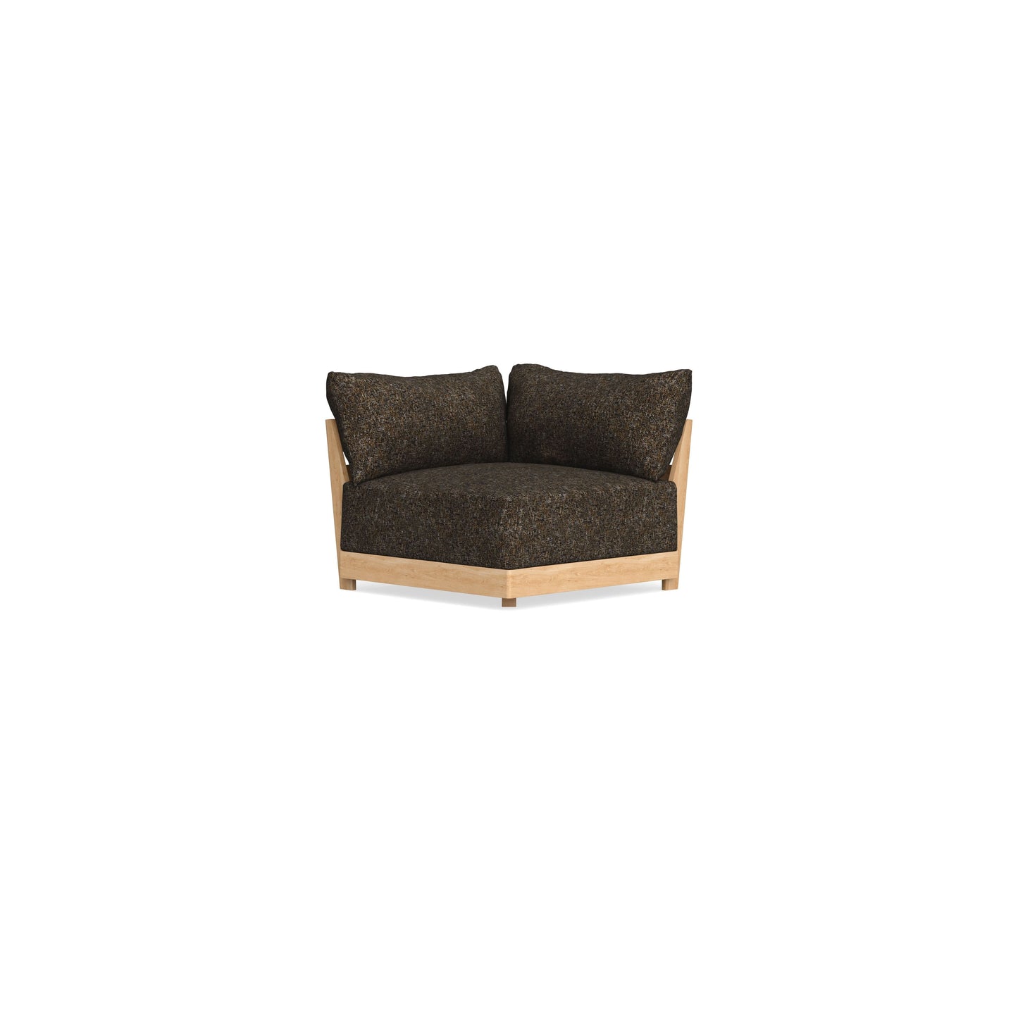 Modular Bondi Latte Corner Chair in Phantom | Memory Foam Blend