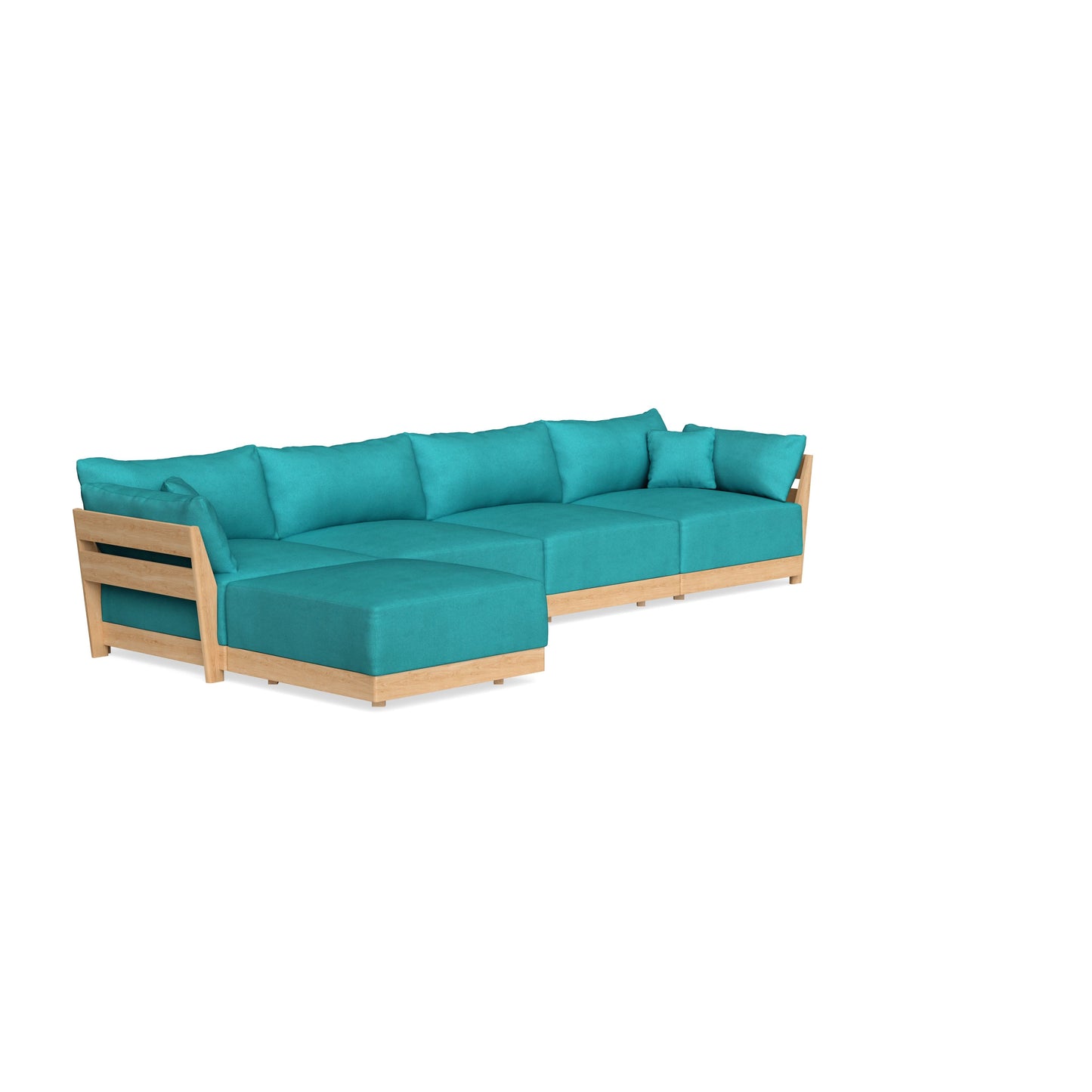 Slipcover Only - Modular Bondi 4-Seater Sectional in Pool