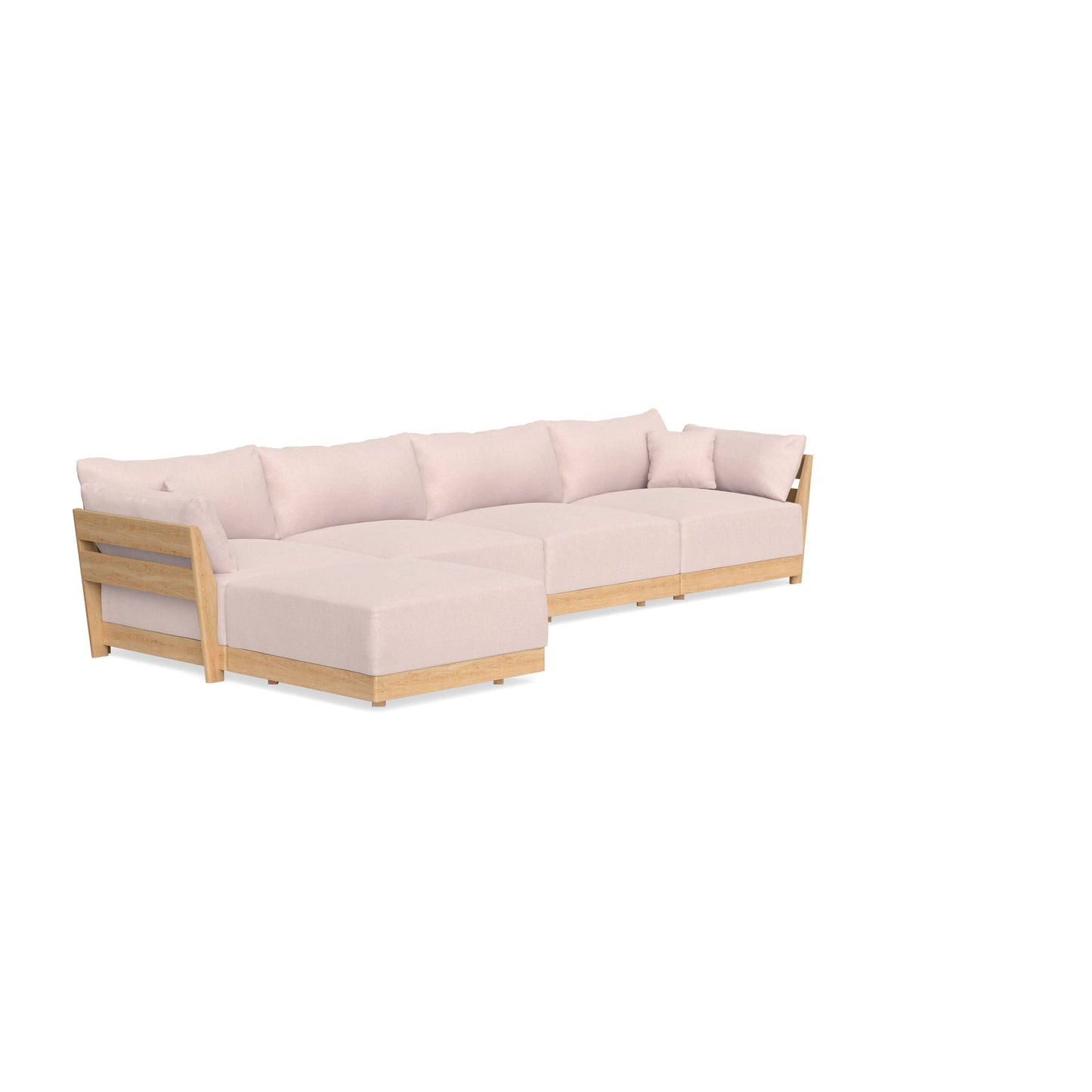 Slipcover Only - Modular Bondi 4-Seater Sectional in Peony