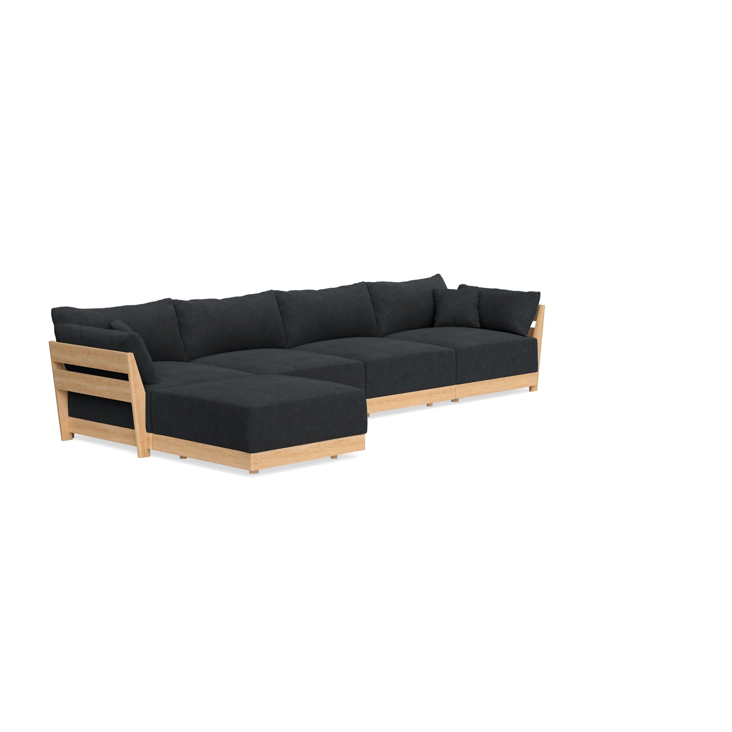 Slipcover Only - Modular Bondi 4-Seater Sectional in Coal