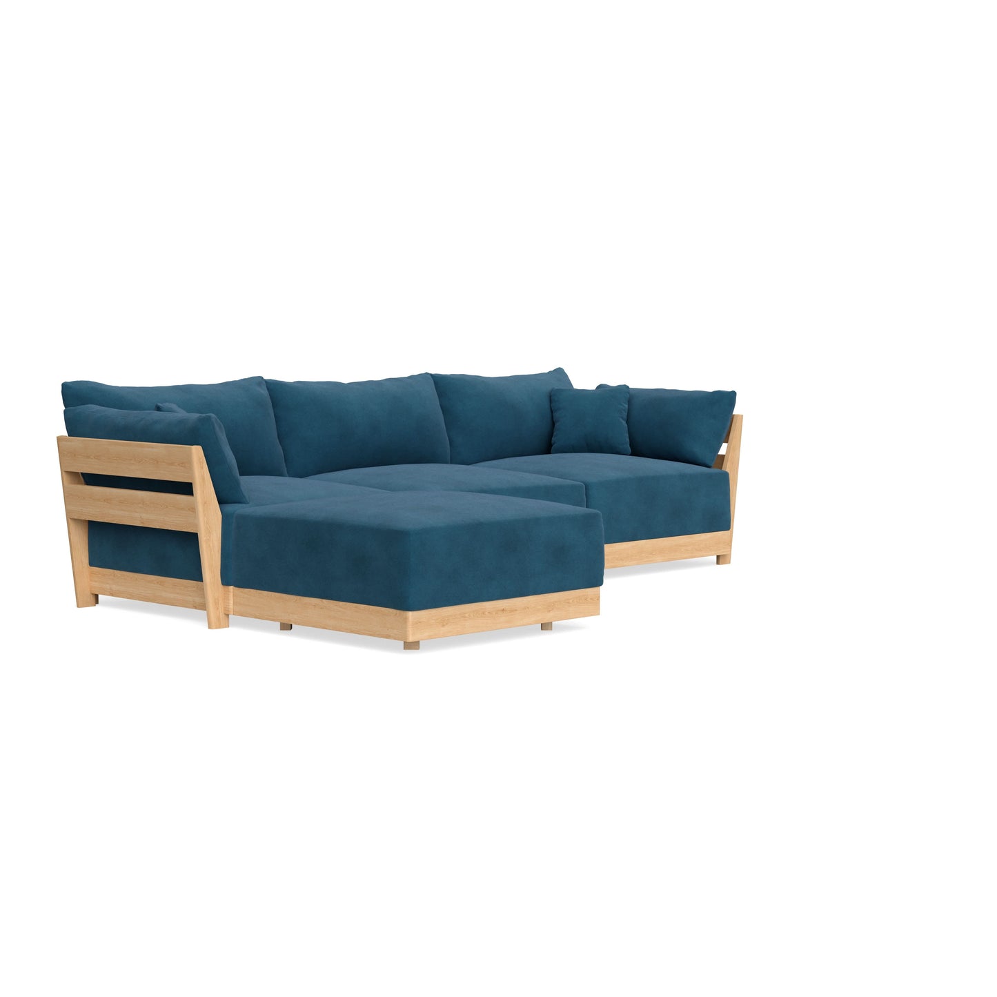 Slipcover Only - Modular Bondi 3-Seater Sectional in Commodore Blue