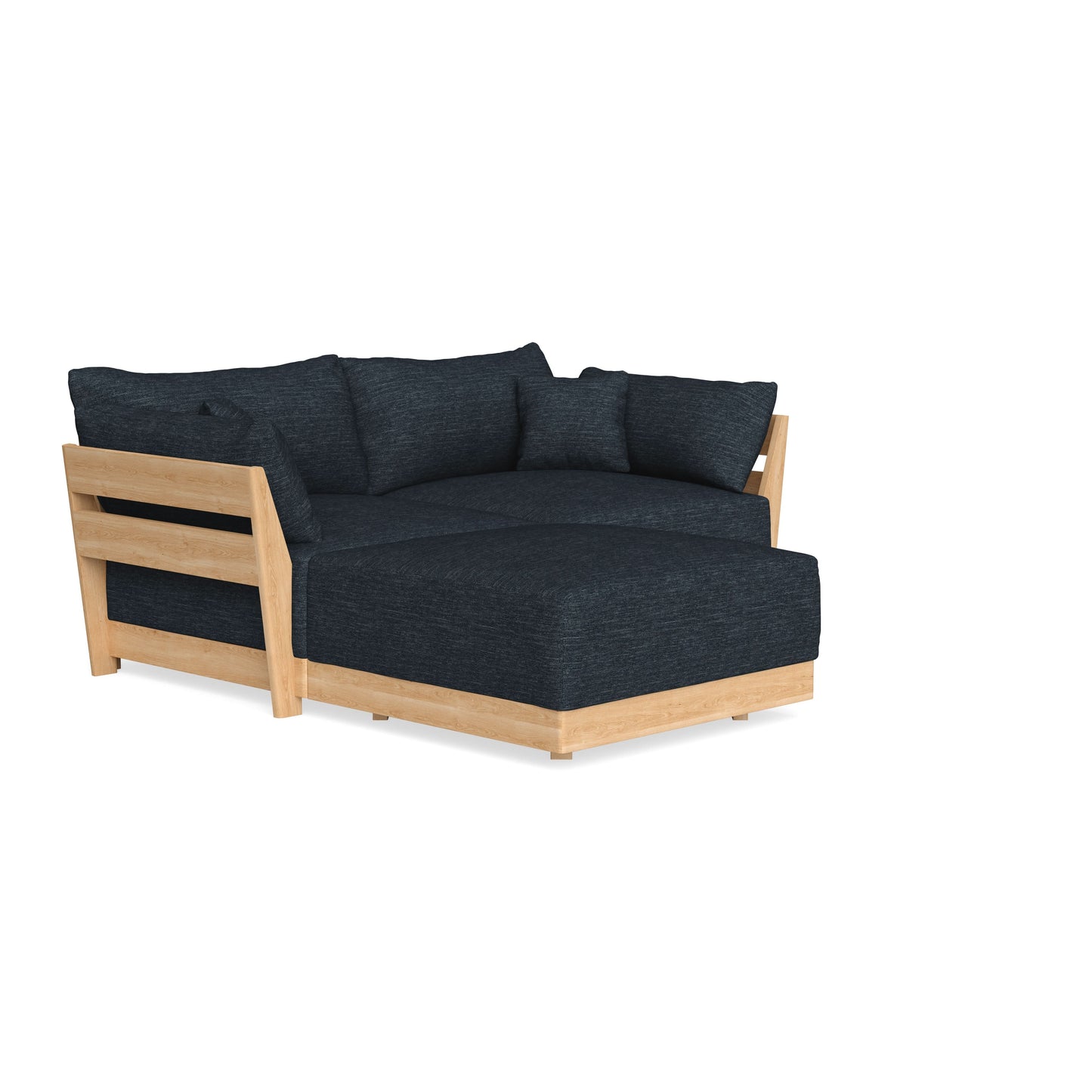 Slipcover Only - Modular Bondi 2-Seater Sectional in Baltic Blue