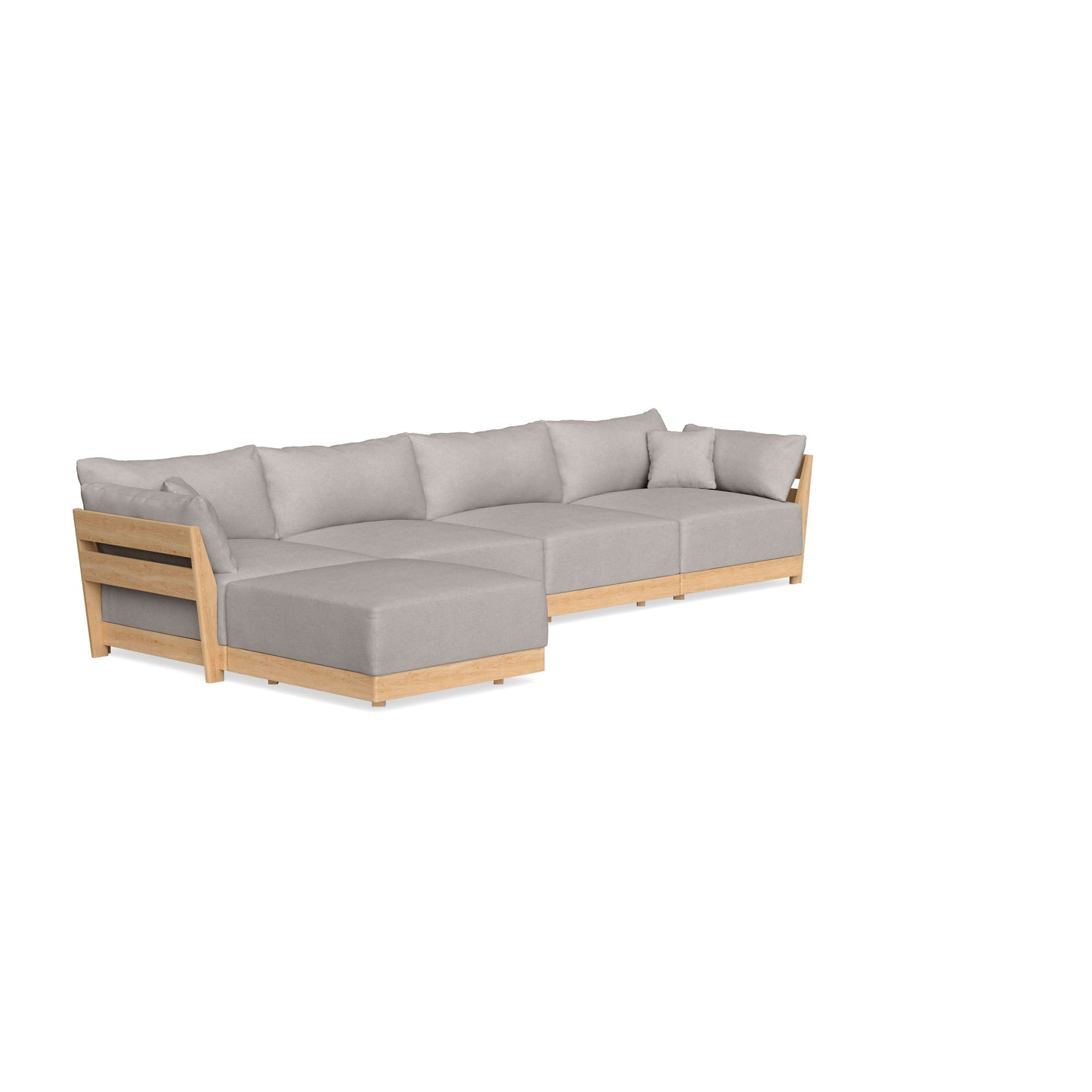 Slipcover Only - Modular Bondi 4-Seater Sectional in Cloud