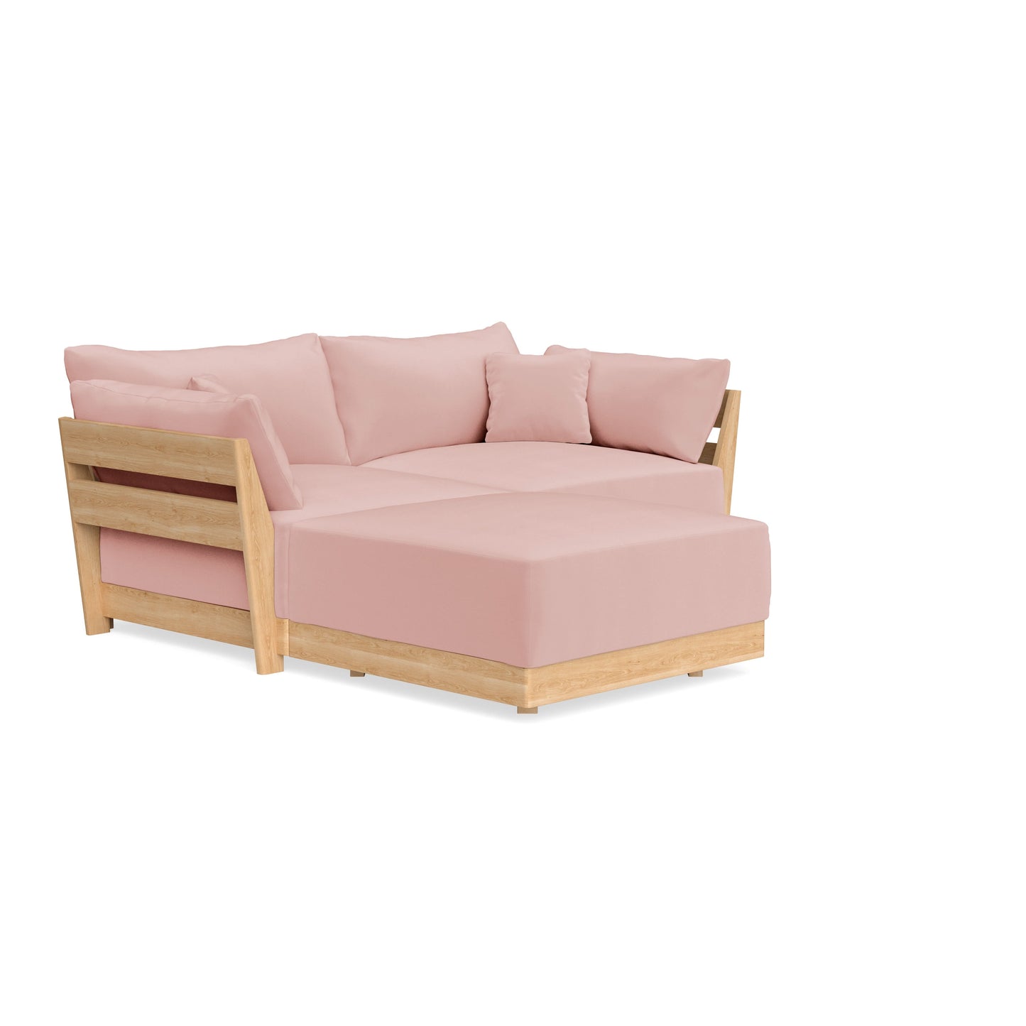 Slipcover Only - Modular Bondi 2-Seater Sectional in Powder Pink