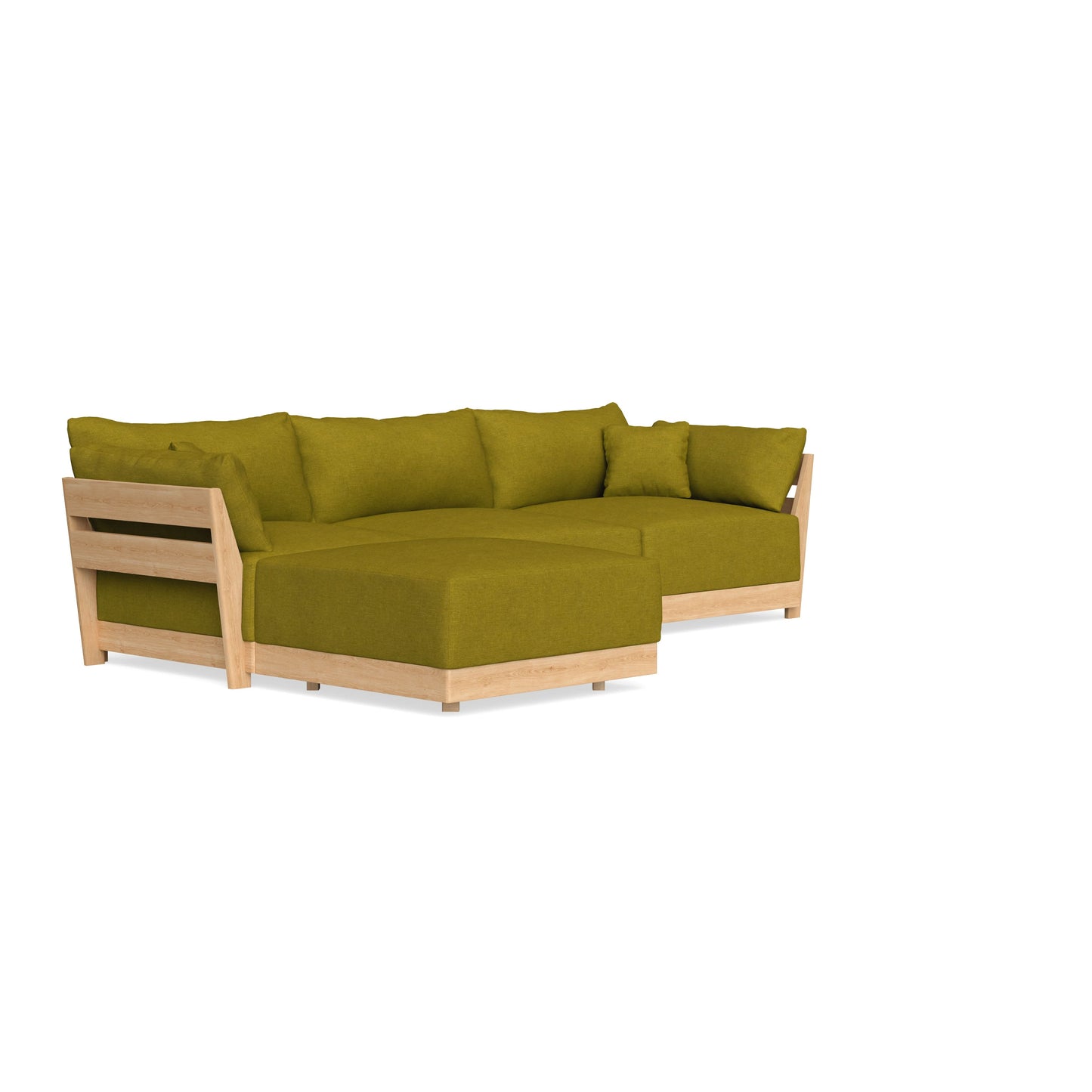 Slipcover Only - Modular Bondi 3-Seater Sectional in Olive Green