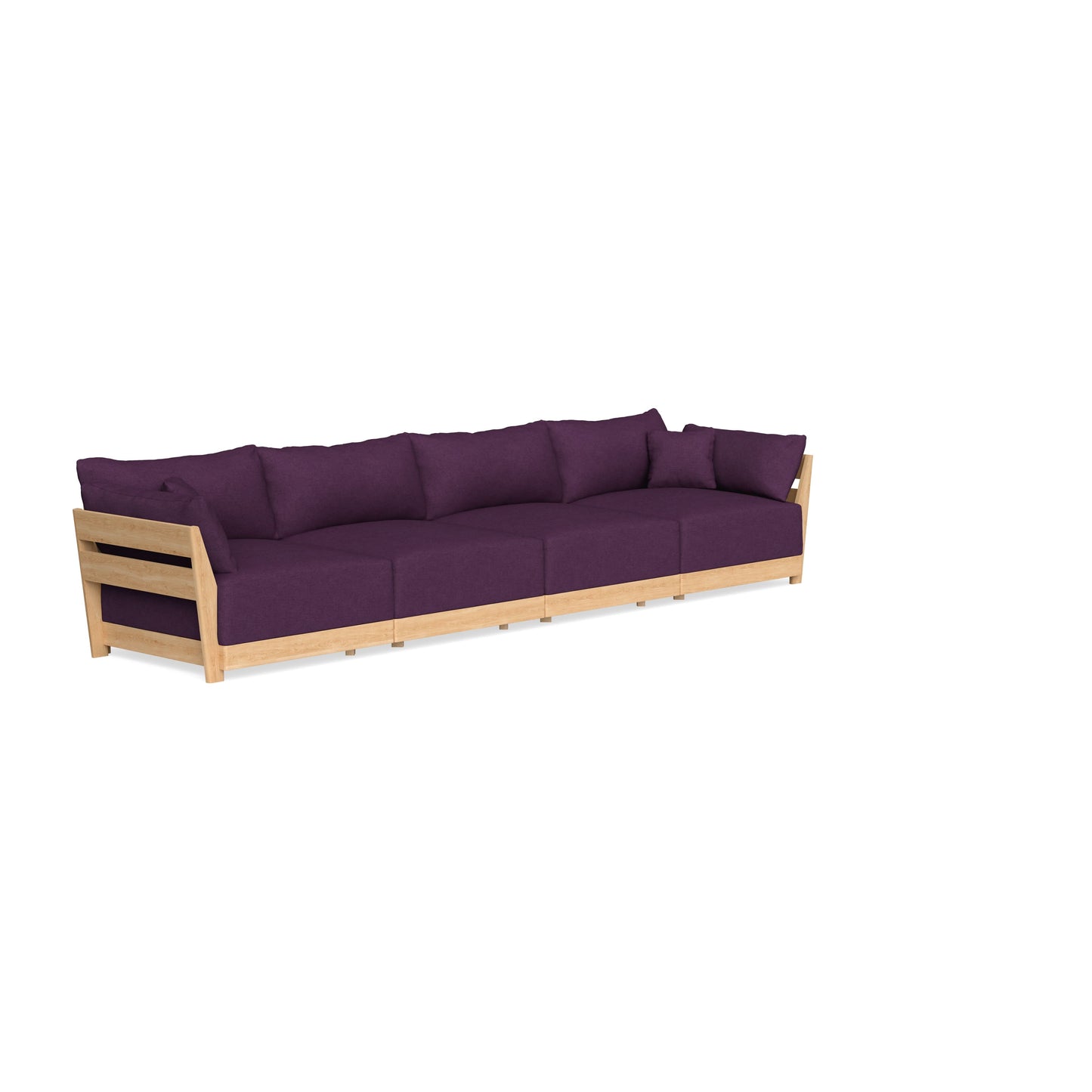 Slipcover Only - Modular Bondi 4-Seater Sofa in Aubergine