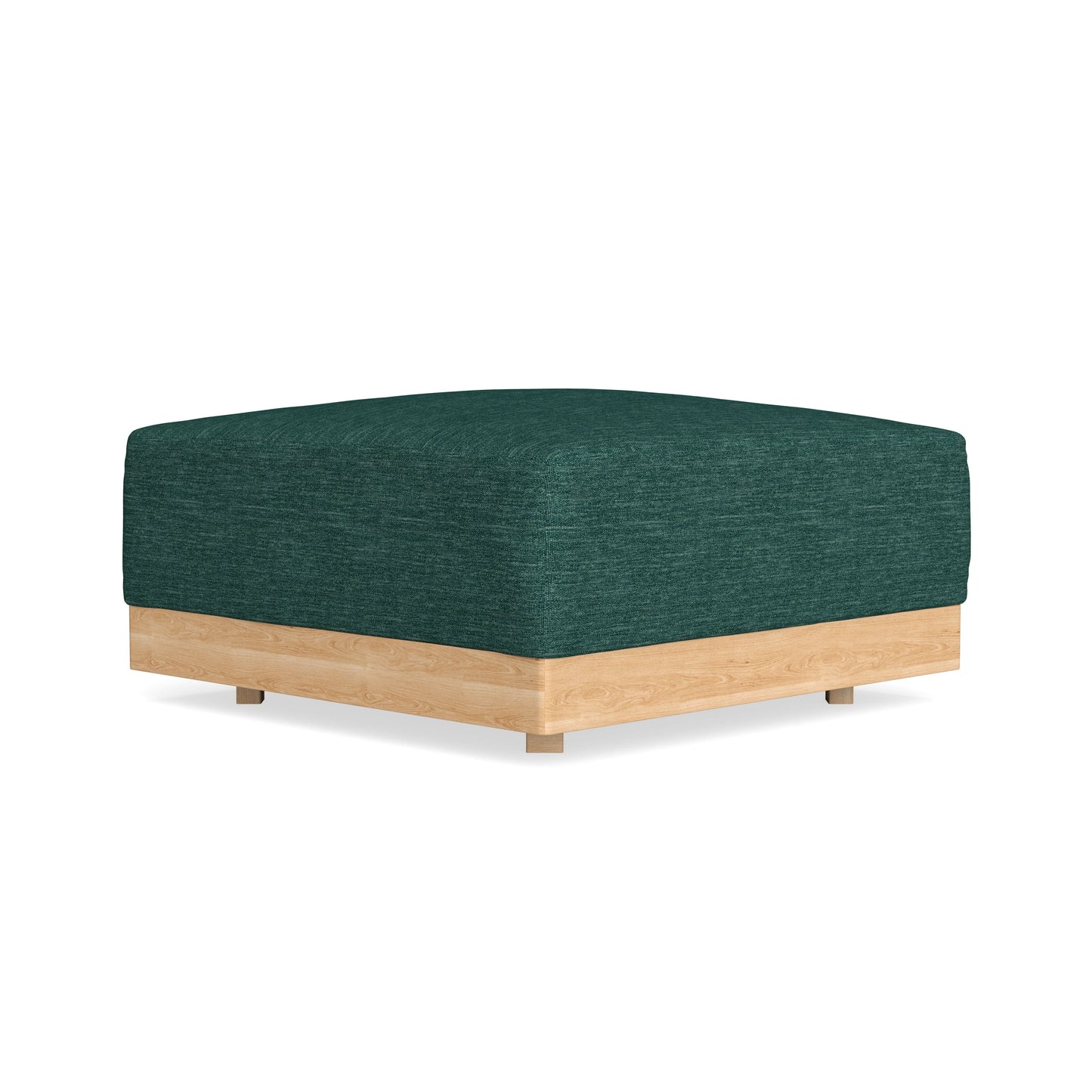Slipcover Only - Modular Bondi Ottoman in Forest Green