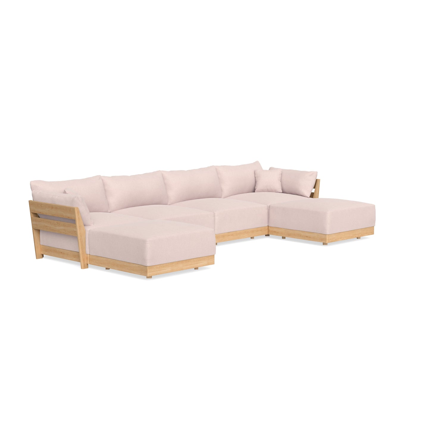 Slipcover Only - Modular Bondi 4-Seater U-Sectional in Peony