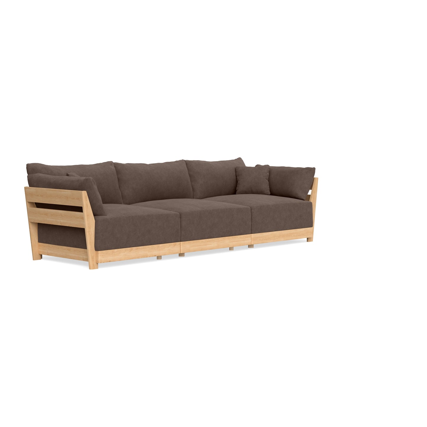 Slipcover Only - Modular Bondi 3-Seater Sofa in Chocolate