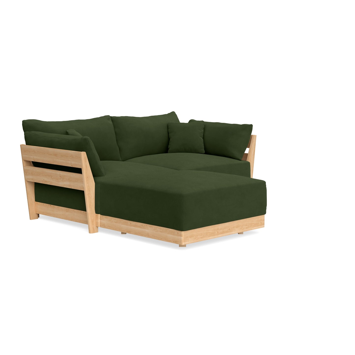 Slipcover Only - Modular Bondi 2-Seater Sectional in Tuscan Green