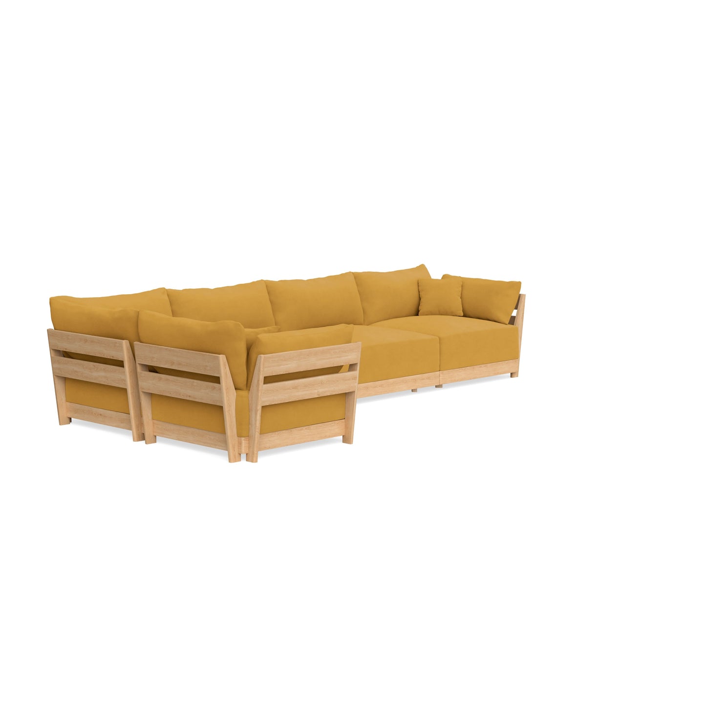 Slipcover Only - Modular Bondi 5-Seater L-Sectional in Honey