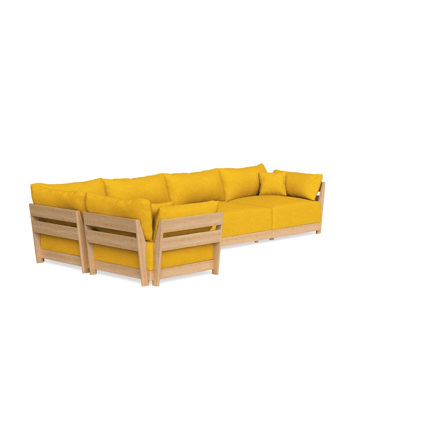 Slipcover Only - Modular Bondi 5-Seater L-Sectional in Sunflower