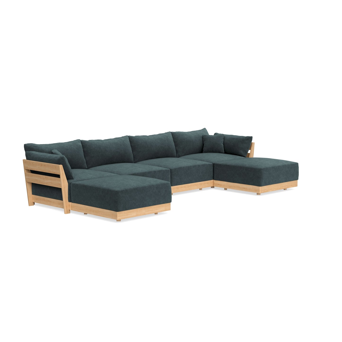 Slipcover Only - Modular Bondi 4-Seater U-Sectional in Nightfall