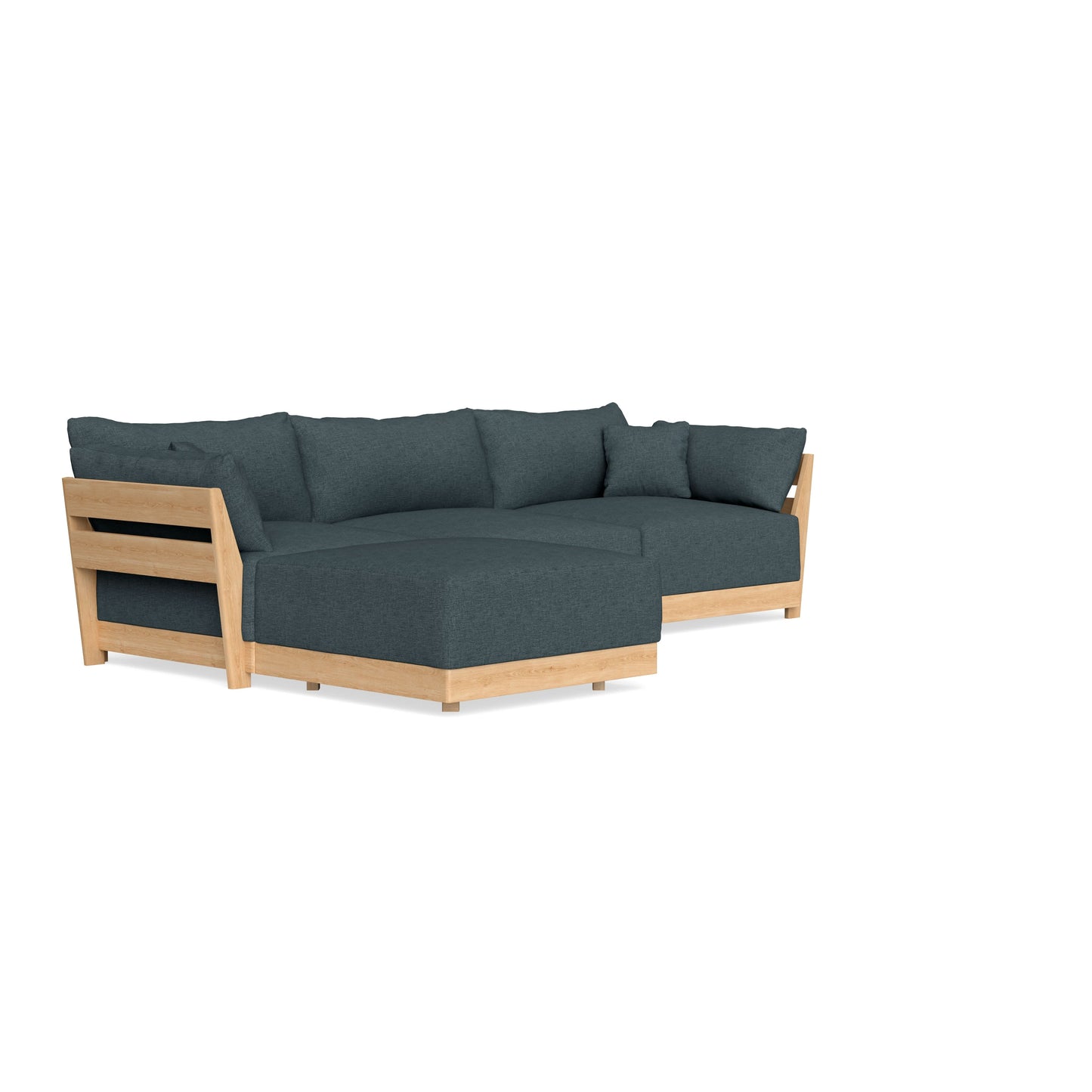 Slipcover Only - Modular Bondi 3-Seater Sectional in Ocean Gray