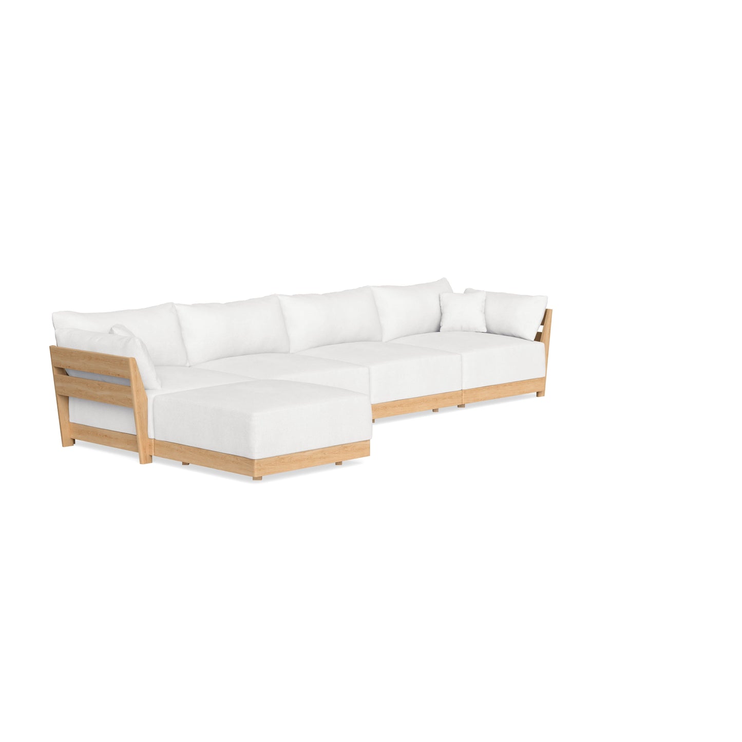 Slipcover Only - Modular Bondi 4-Seater Sectional in Snow