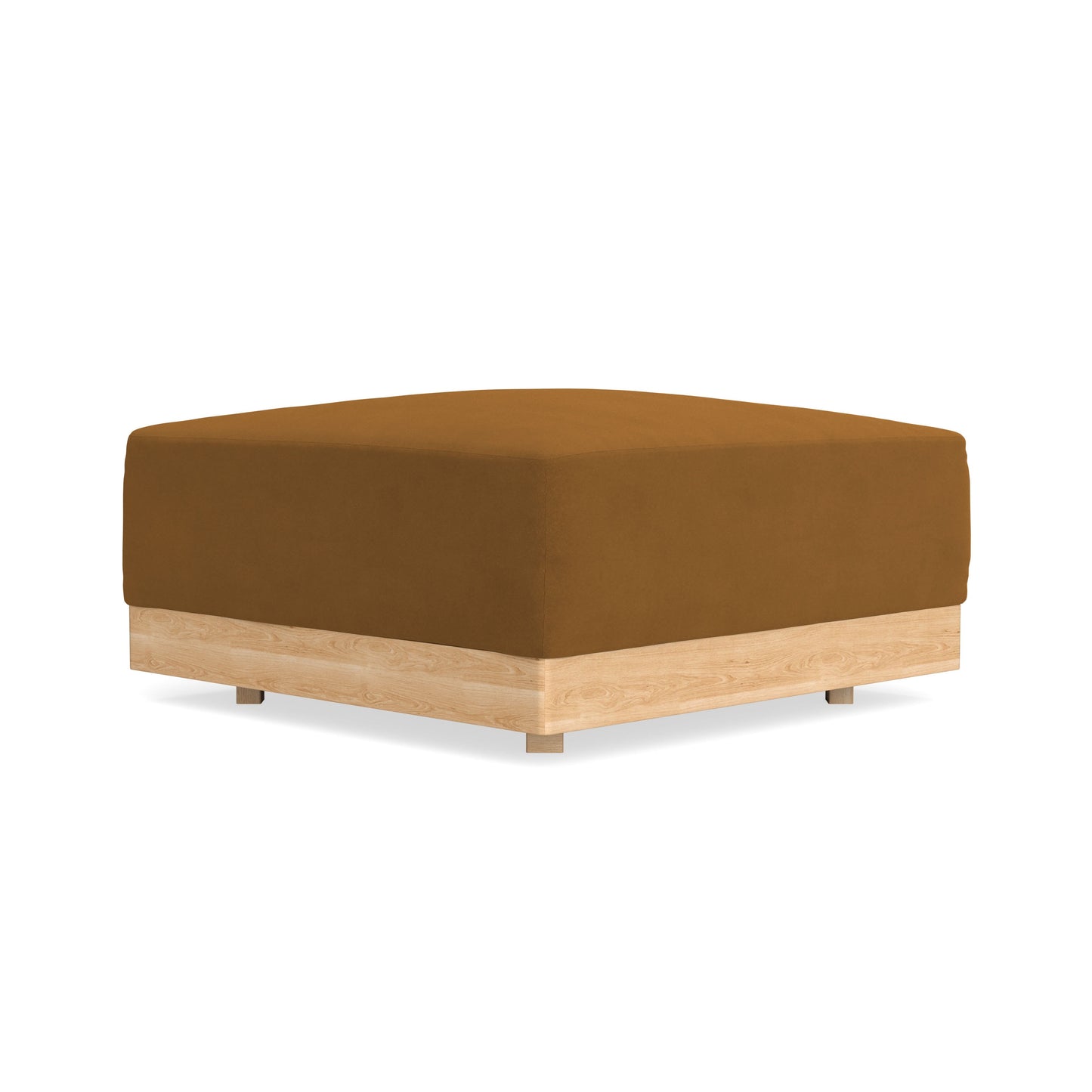 Slipcover Only - Modular Bondi Ottoman in Cognac