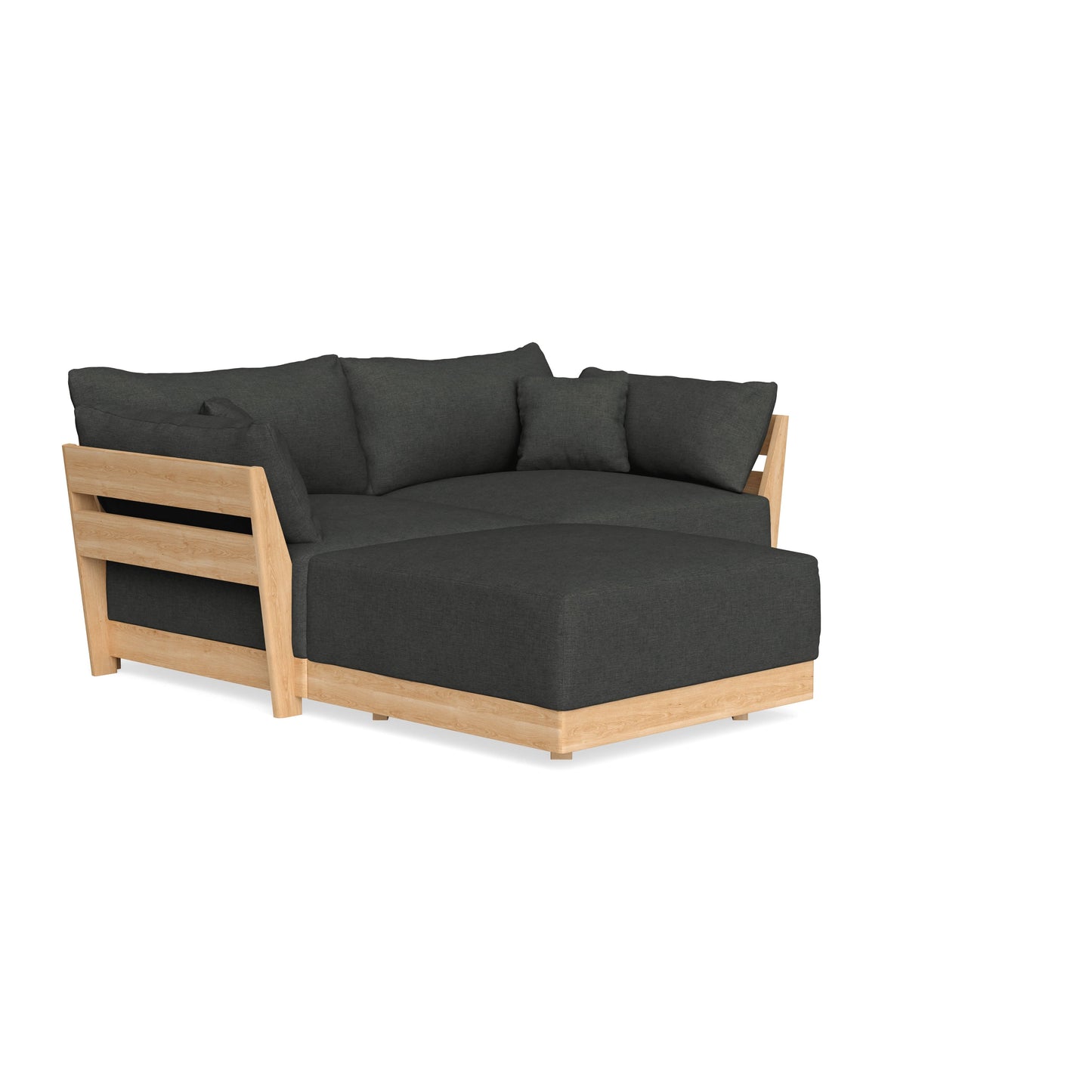 Slipcover Only - Modular Bondi 2-Seater Sectional in Raven Gray