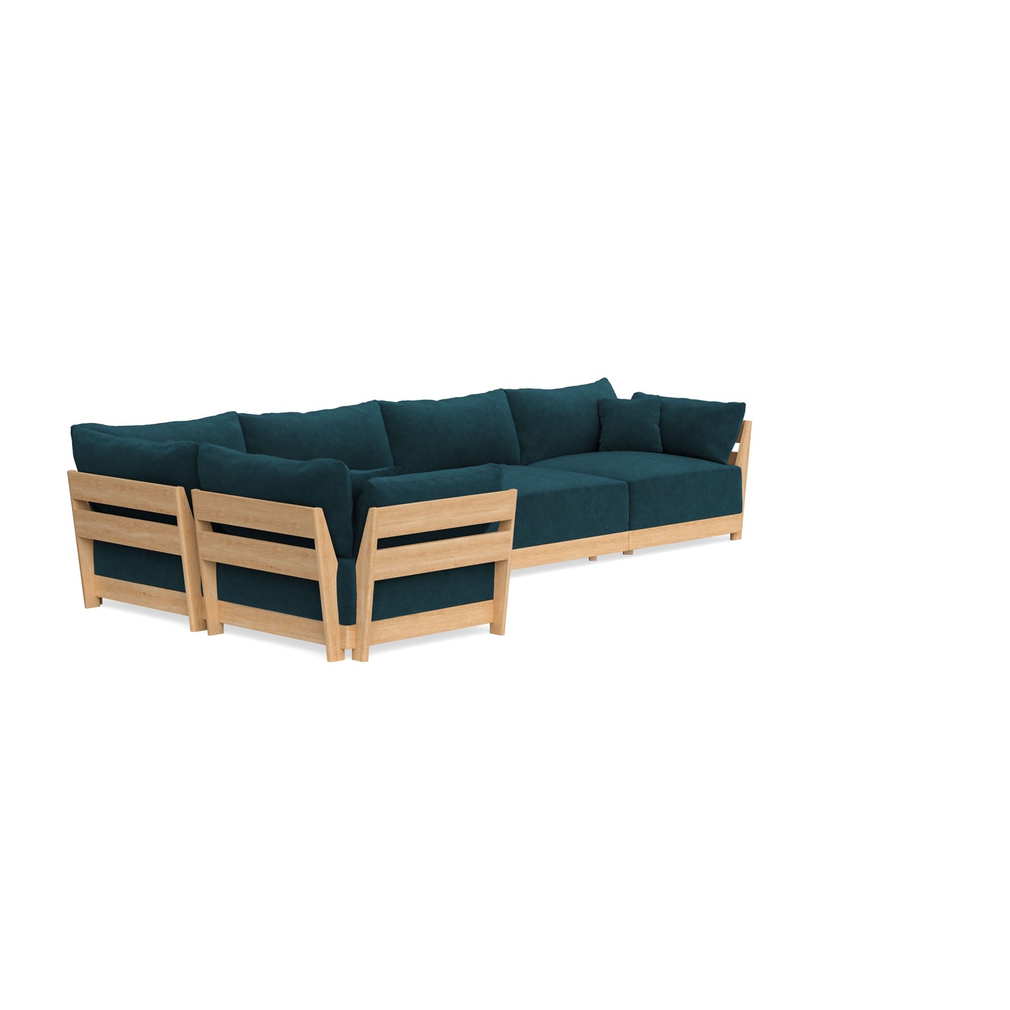 Slipcover Only - Modular Bondi 5-Seater L-Sectional in Indigo