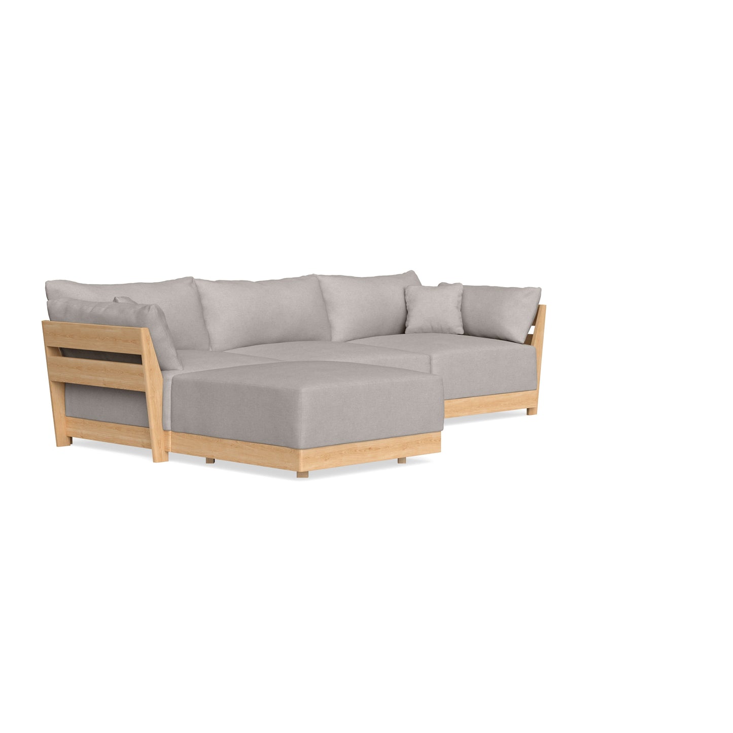 Slipcover Only - Modular Bondi 3-Seater Sectional in Cloud