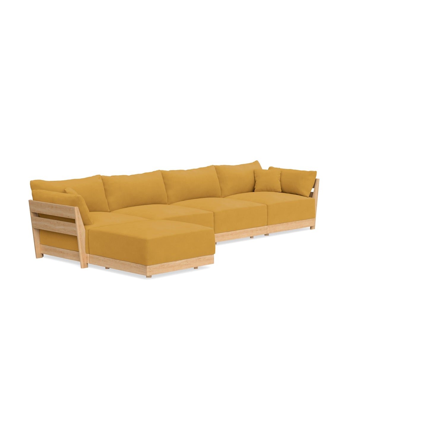 Slipcover Only - Modular Bondi 4-Seater Sectional in Honey