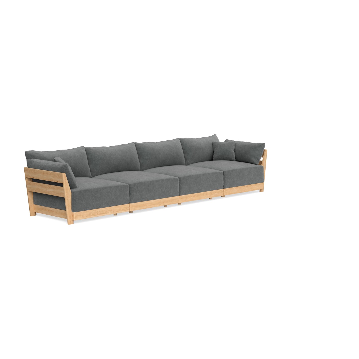 Slipcover Only - Modular Bondi 4-Seater Sofa in Chimney Gray
