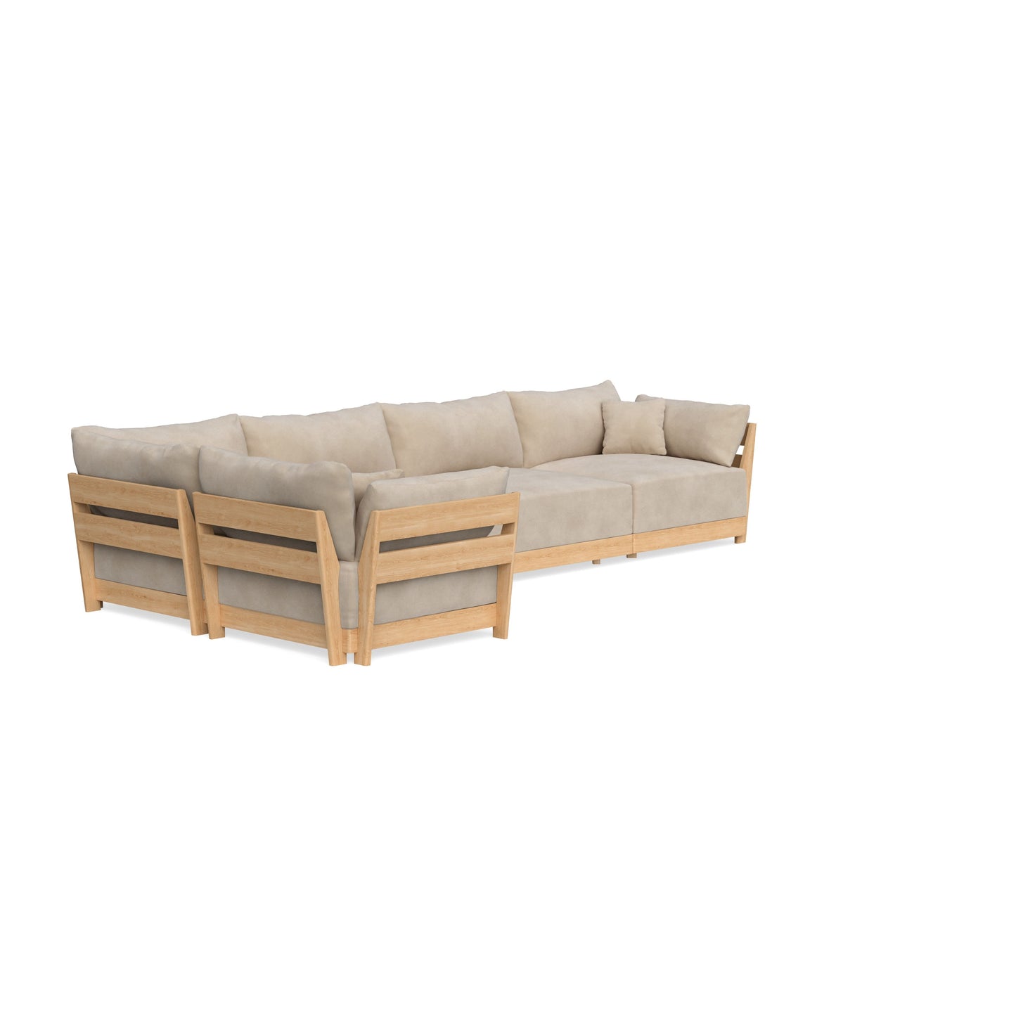 Slipcover Only - Modular Bondi 5-Seater L-Sectional in Oyster