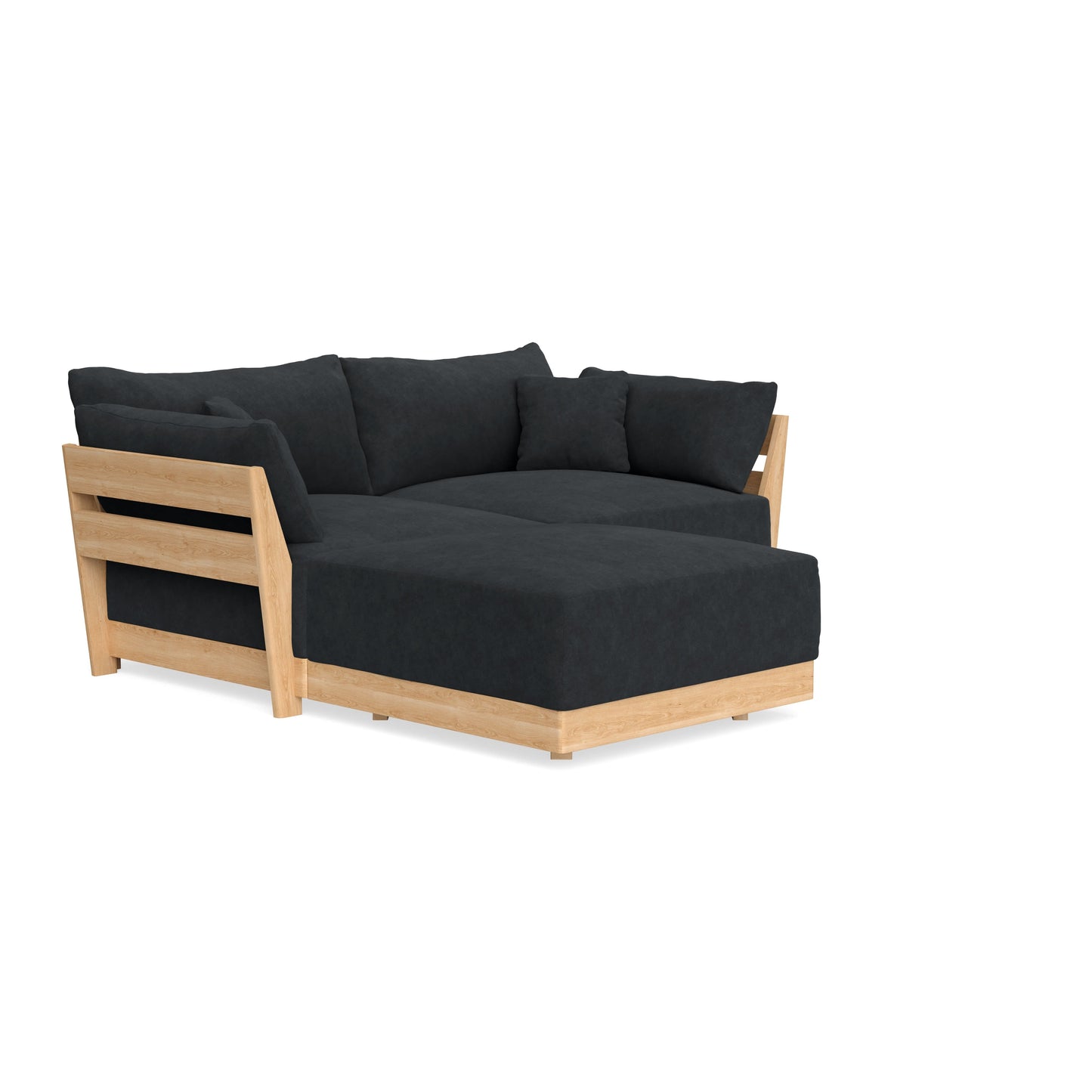 Slipcover Only - Modular Bondi 2-Seater Sectional in Coal