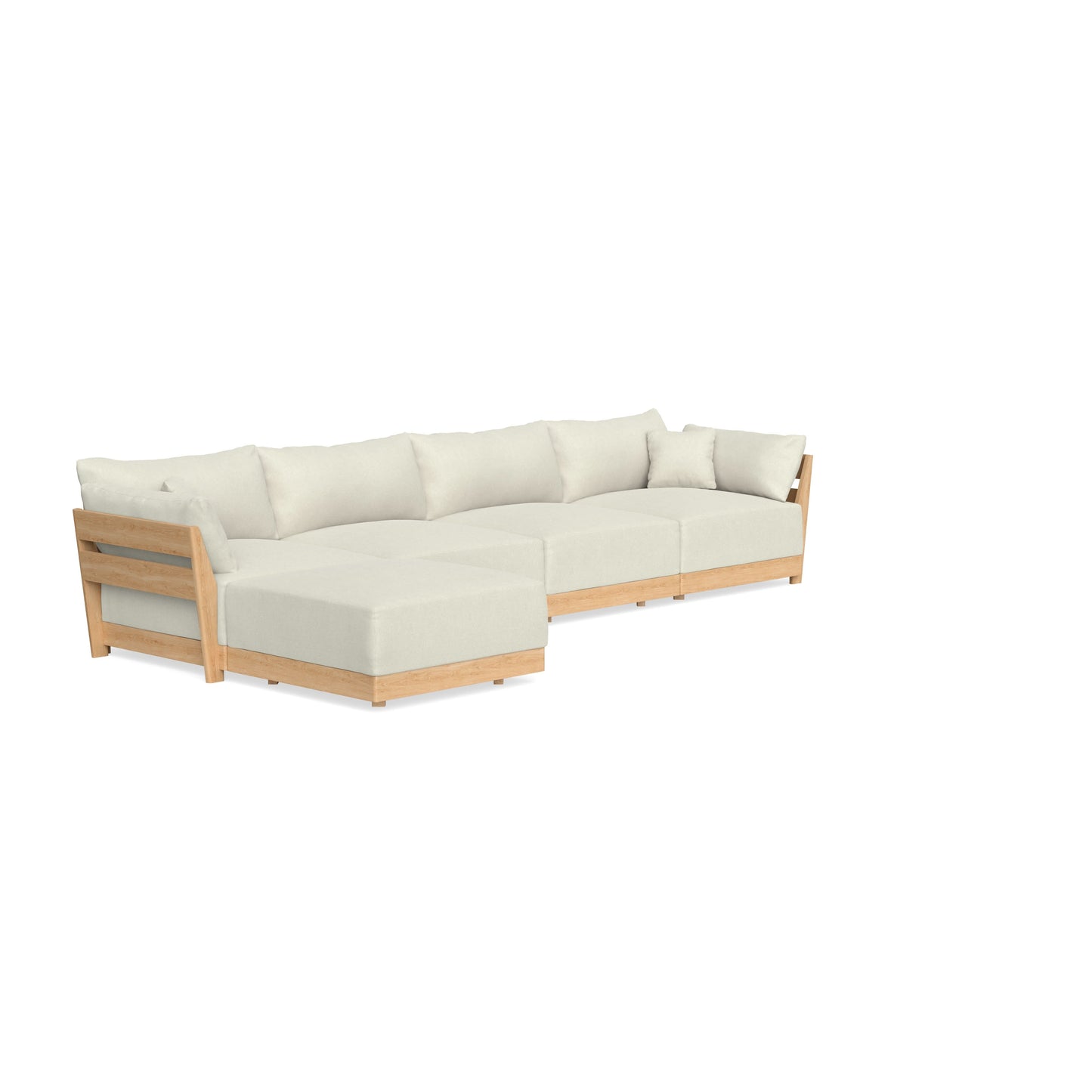 Slipcover Only - Modular Bondi 4-Seater Sectional in Eggshell