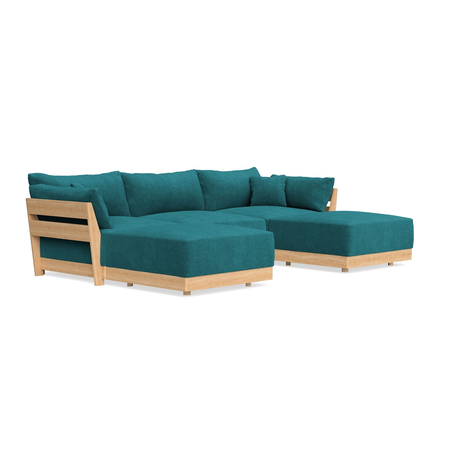 Slipcover Only - Modular Bondi 3-Seater U-Sectional in Ocean
