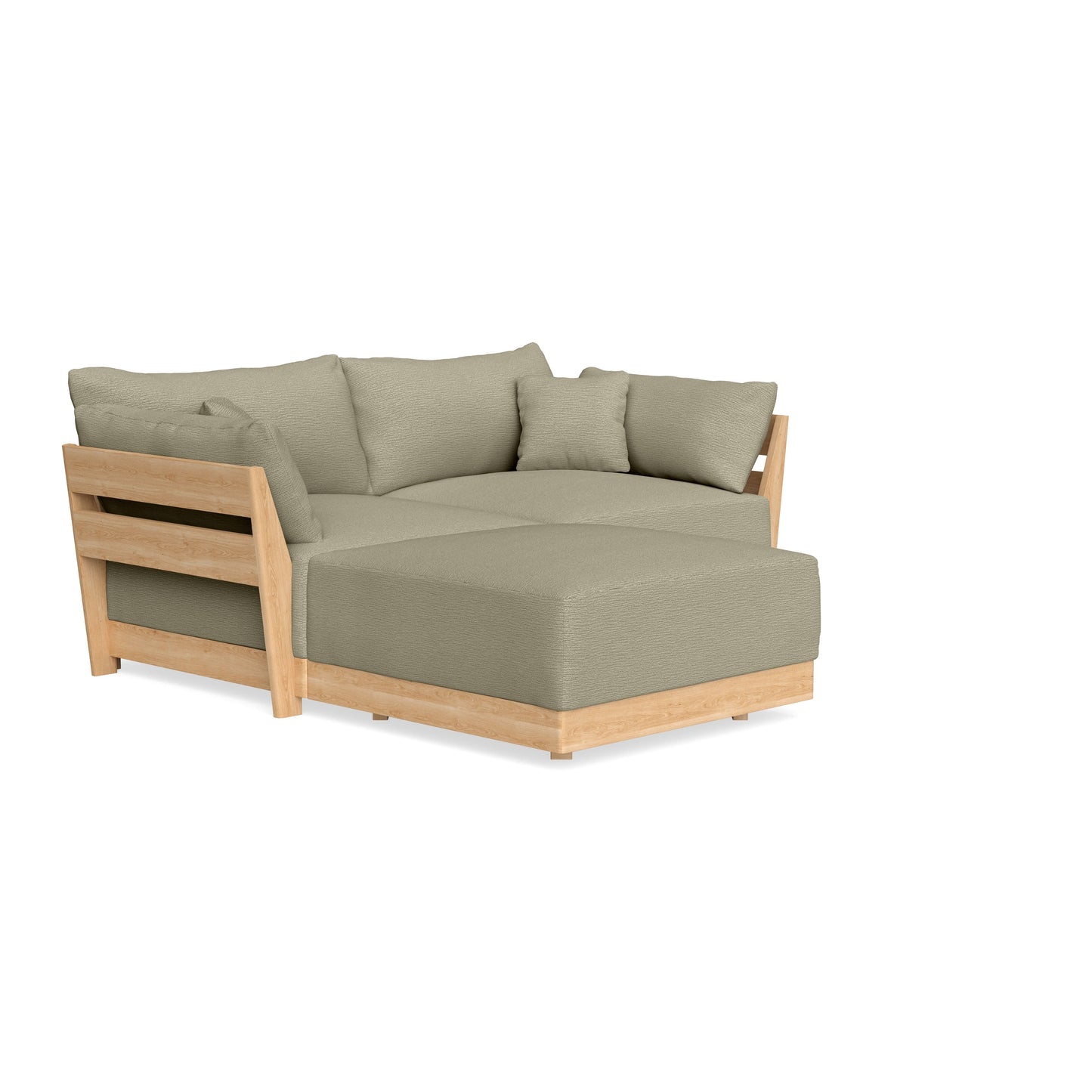 Slipcover Only - Modular Bondi 2-Seater Sectional in Cappuccino