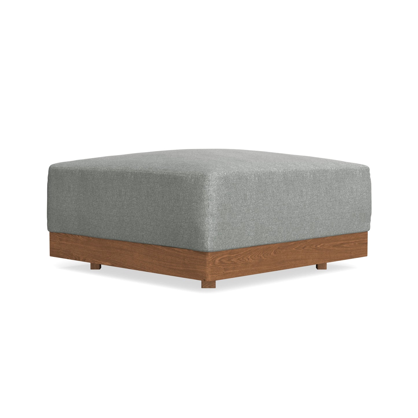 Modular Bondi Espresso Ottoman in Storm Gray | Classic Blend