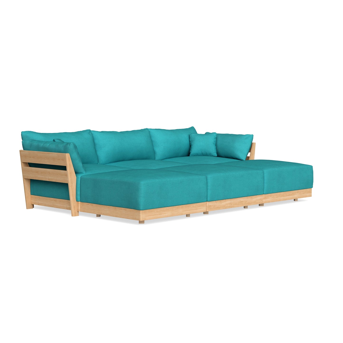 Slipcover Only - Modular Bondi 3-Seater Daybed Sofa Sectional in Pool