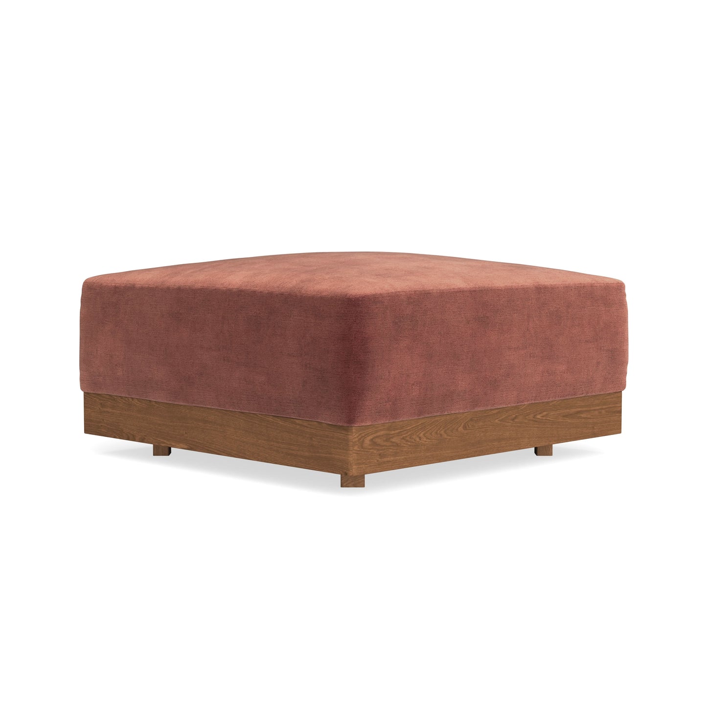 Modular Bondi Espresso Ottoman in Spice | Memory Foam Blend