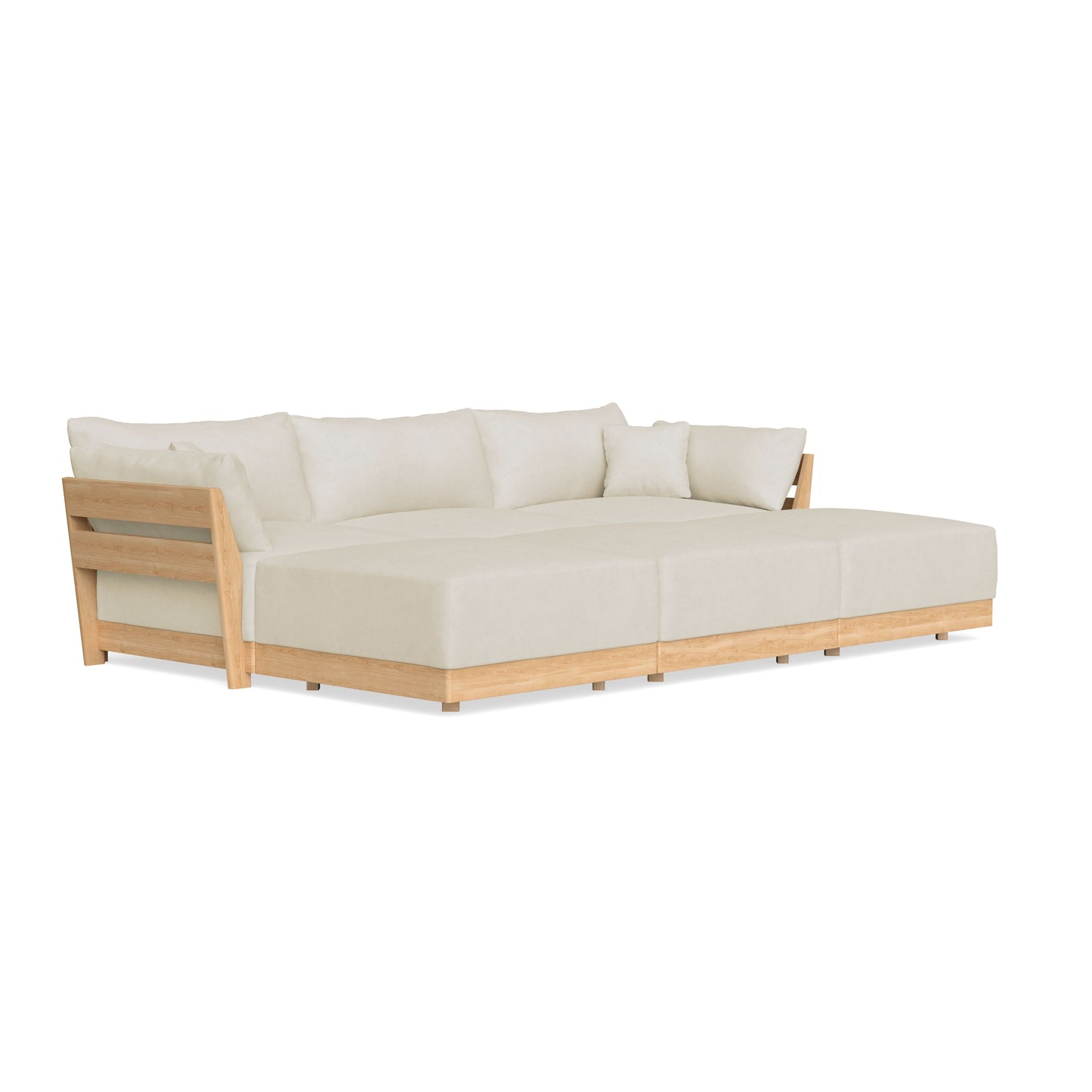 Slipcover Only - Modular Bondi 3-Seater Daybed Sofa Sectional in Mascarpone