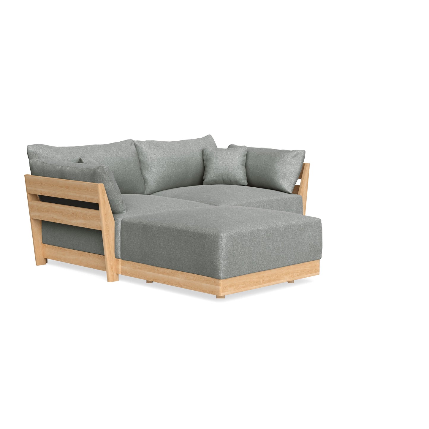 Slipcover Only - Modular Bondi 2-Seater Sectional in Storm Gray