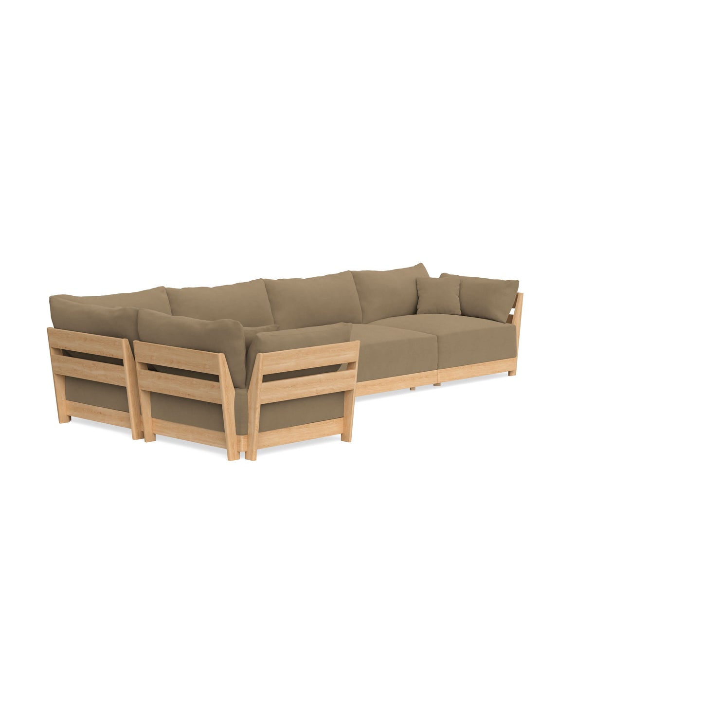 Slipcover Only - Modular Bondi 5-Seater L-Sectional in Macchiato