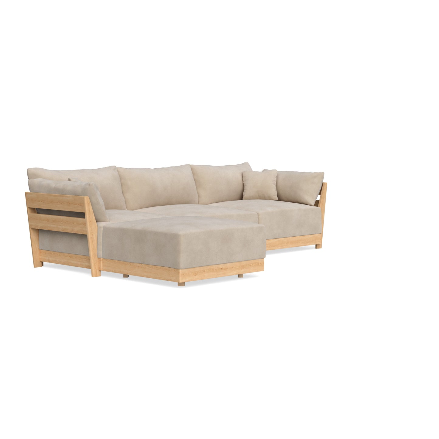Slipcover Only - Modular Bondi 3-Seater Sectional in Oyster