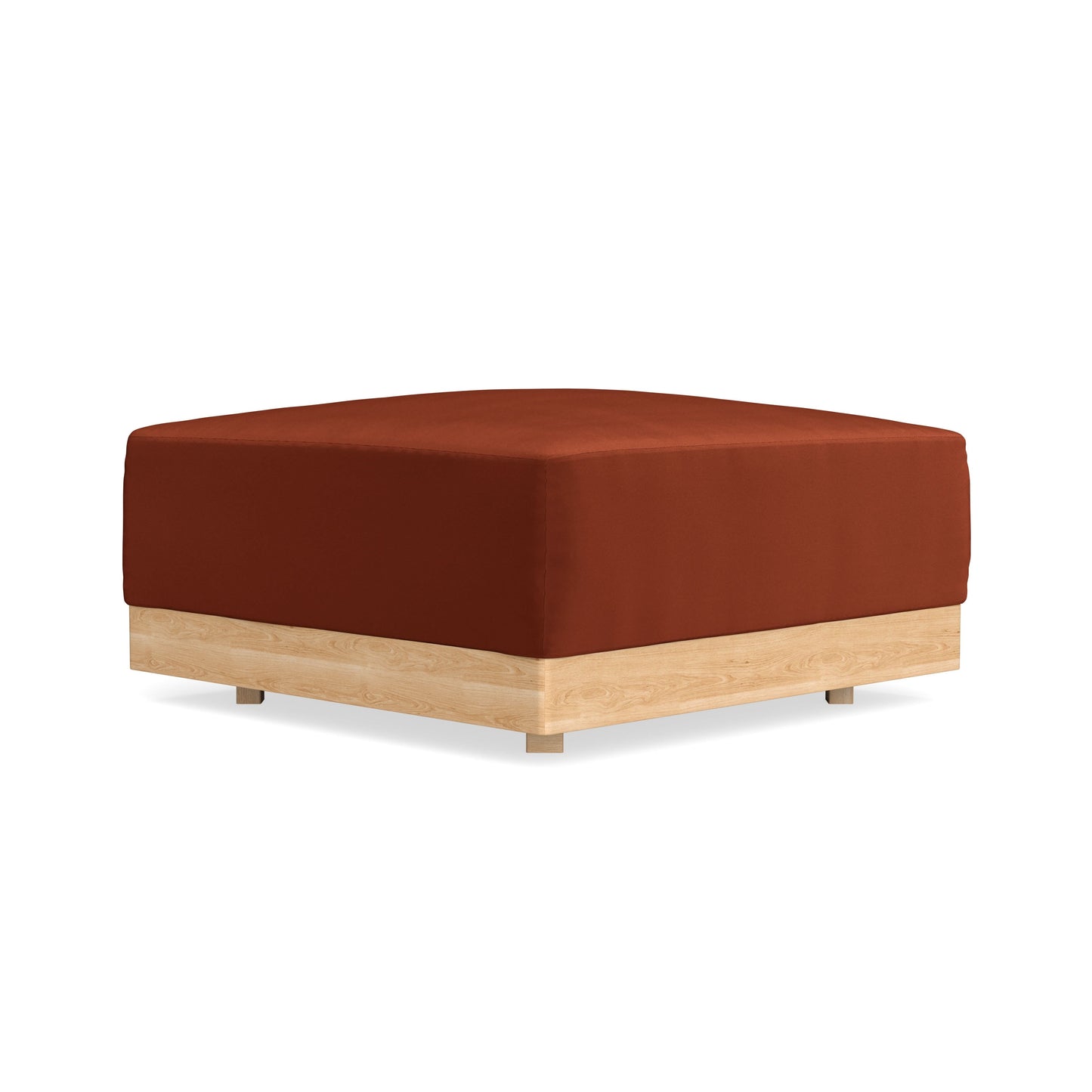 Slipcover Only - Modular Bondi Ottoman in Rust