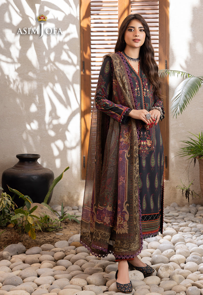 AJRW-27 PRINTED PREMIUM WINTER COTTON 3 PCS