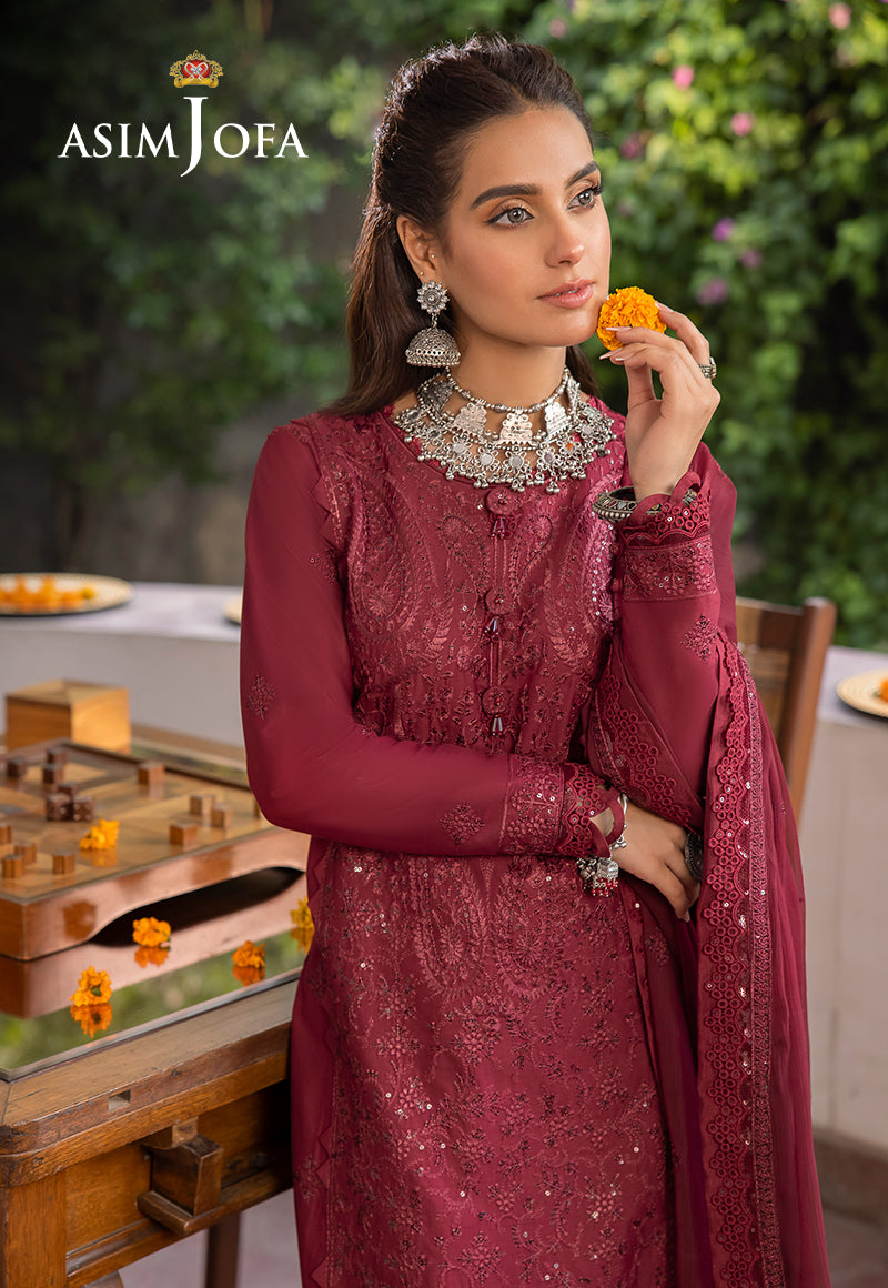 AJSW-02 EMBROIDERED POLY VISCOSE 3 PCS