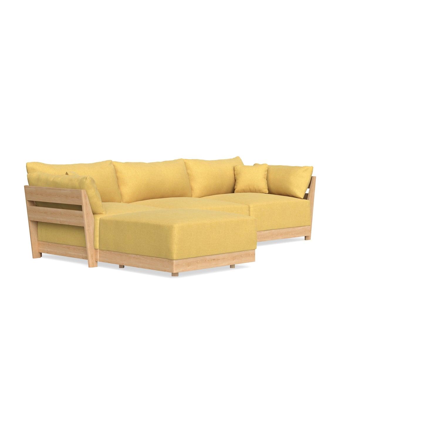 Slipcover Only - Modular Bondi 3-Seater Sectional in Goldenrod