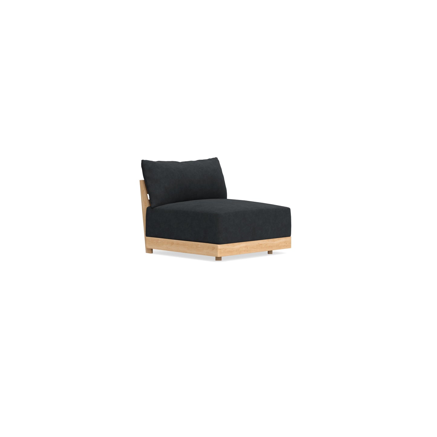 Slipcover Only - Modular Bondi Armless Chair in Coal