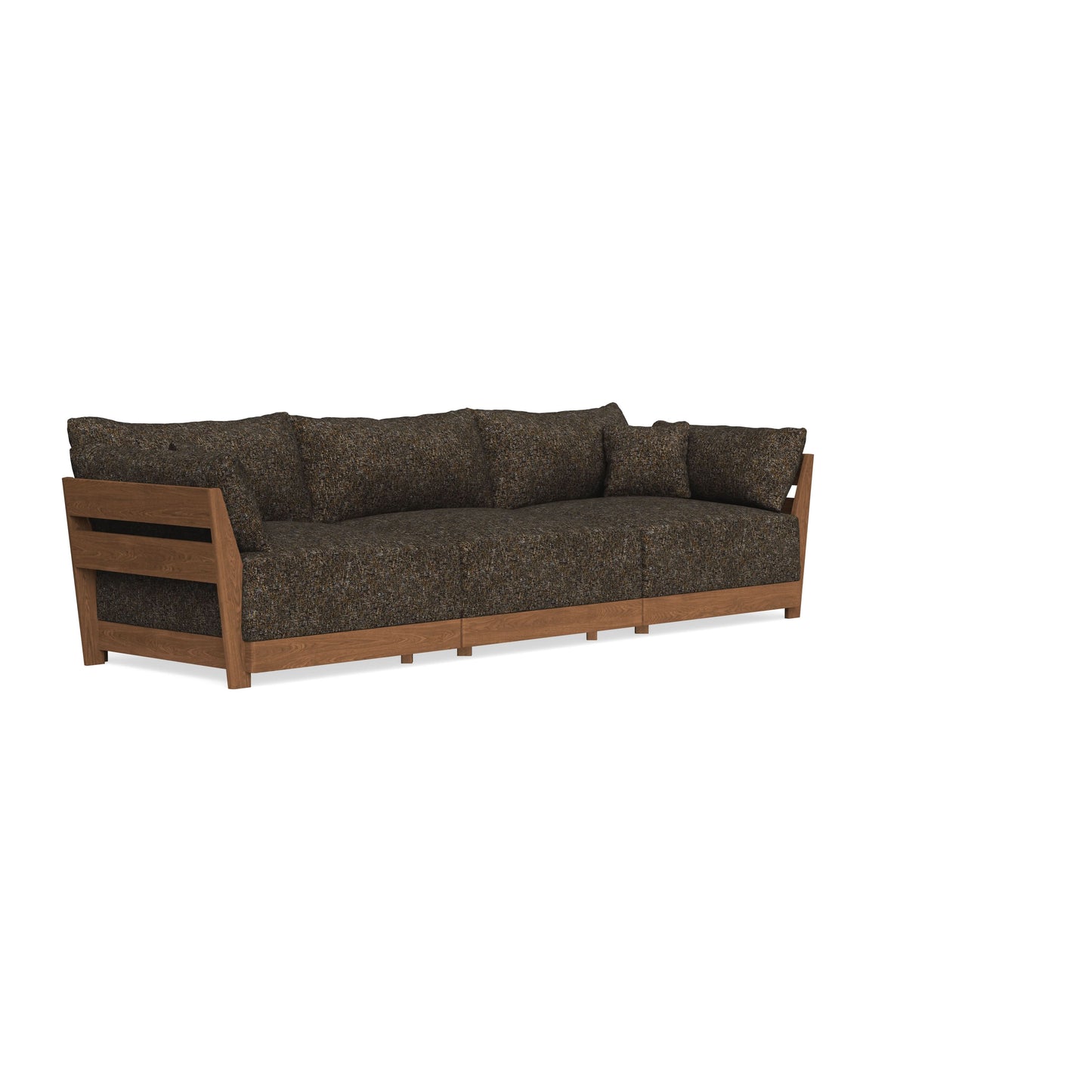 Modular Bondi Espresso 3-Seater Sofa in Phantom | Memory Foam Blend