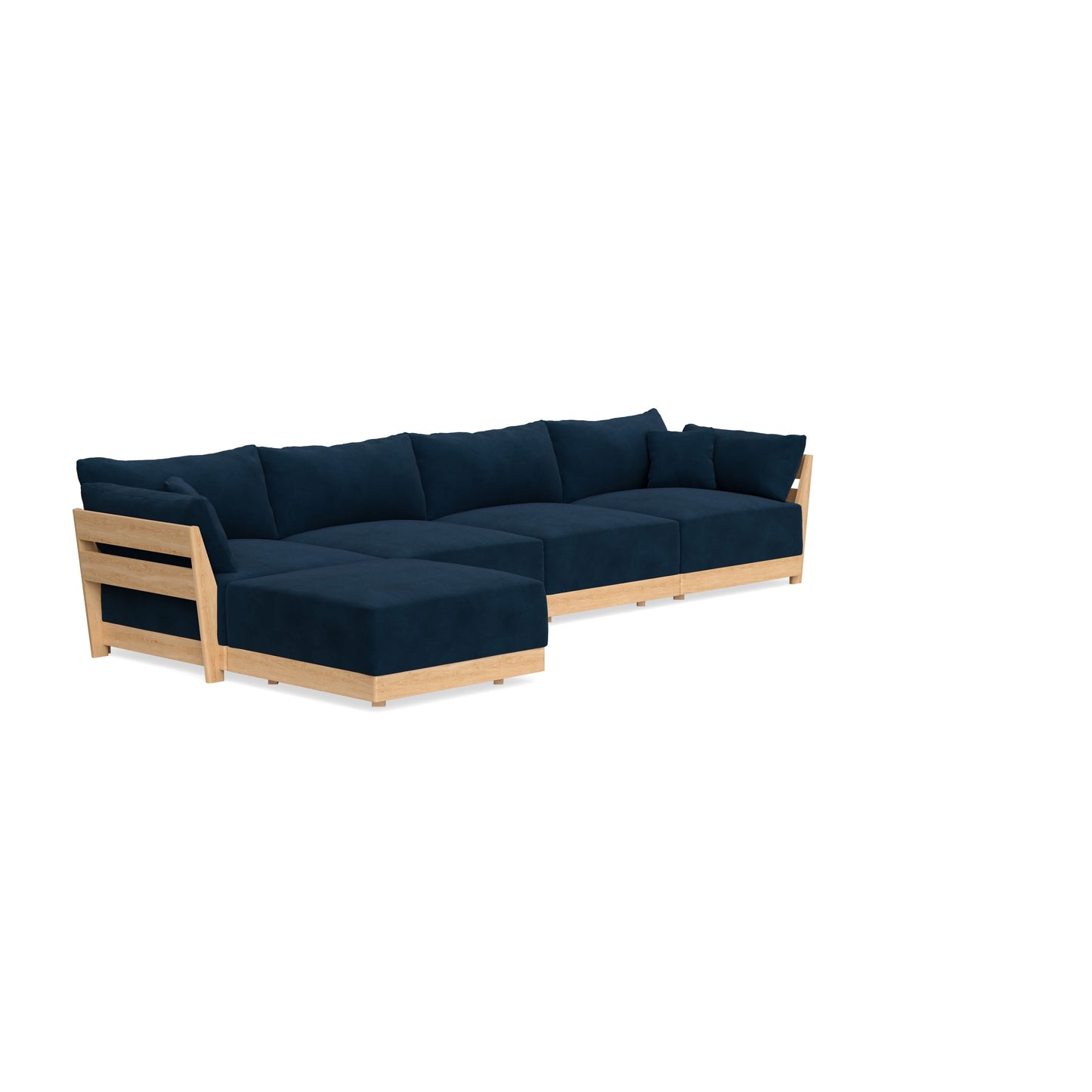 Slipcover Only - Modular Bondi 4-Seater Sectional in Royal Blue