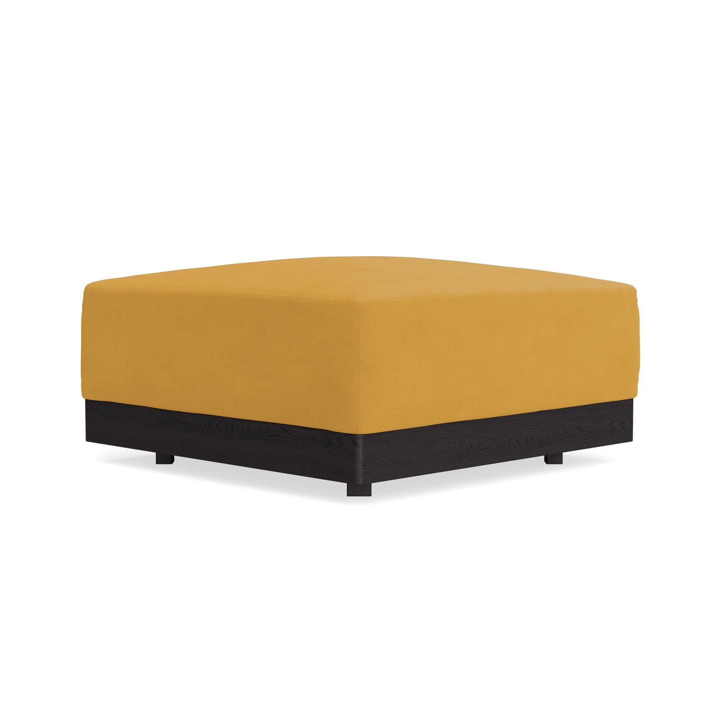 Modular Bondi Black Ottoman in Honey | Classic Blend