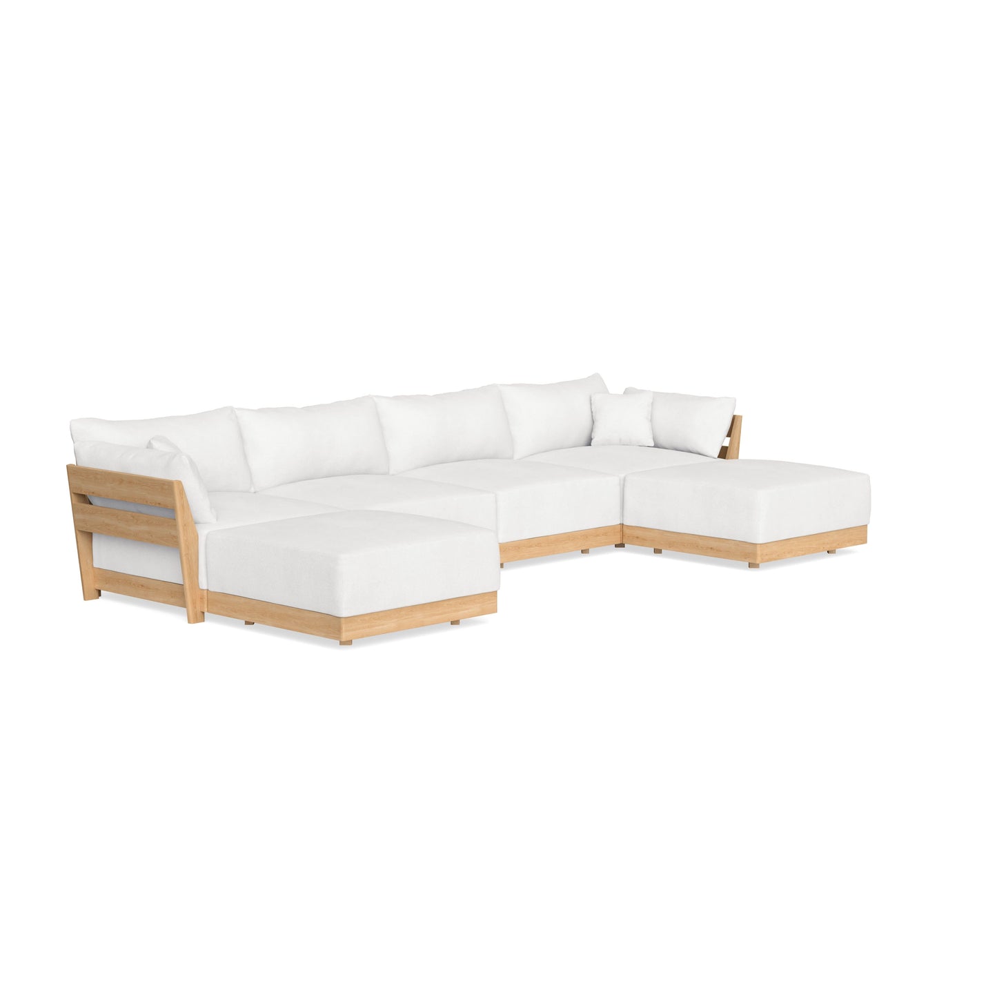 Slipcover Only - Modular Bondi 4-Seater U-Sectional in Snow