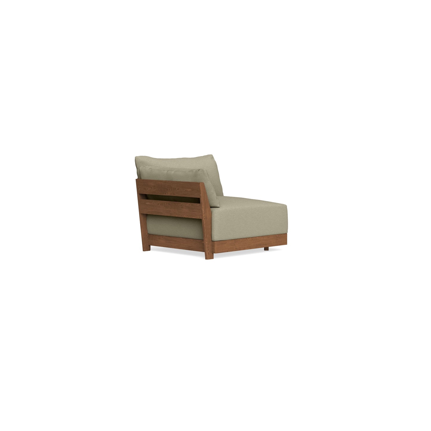 Modular Bondi Espresso End Chair in Cappuccino | Classic Blend