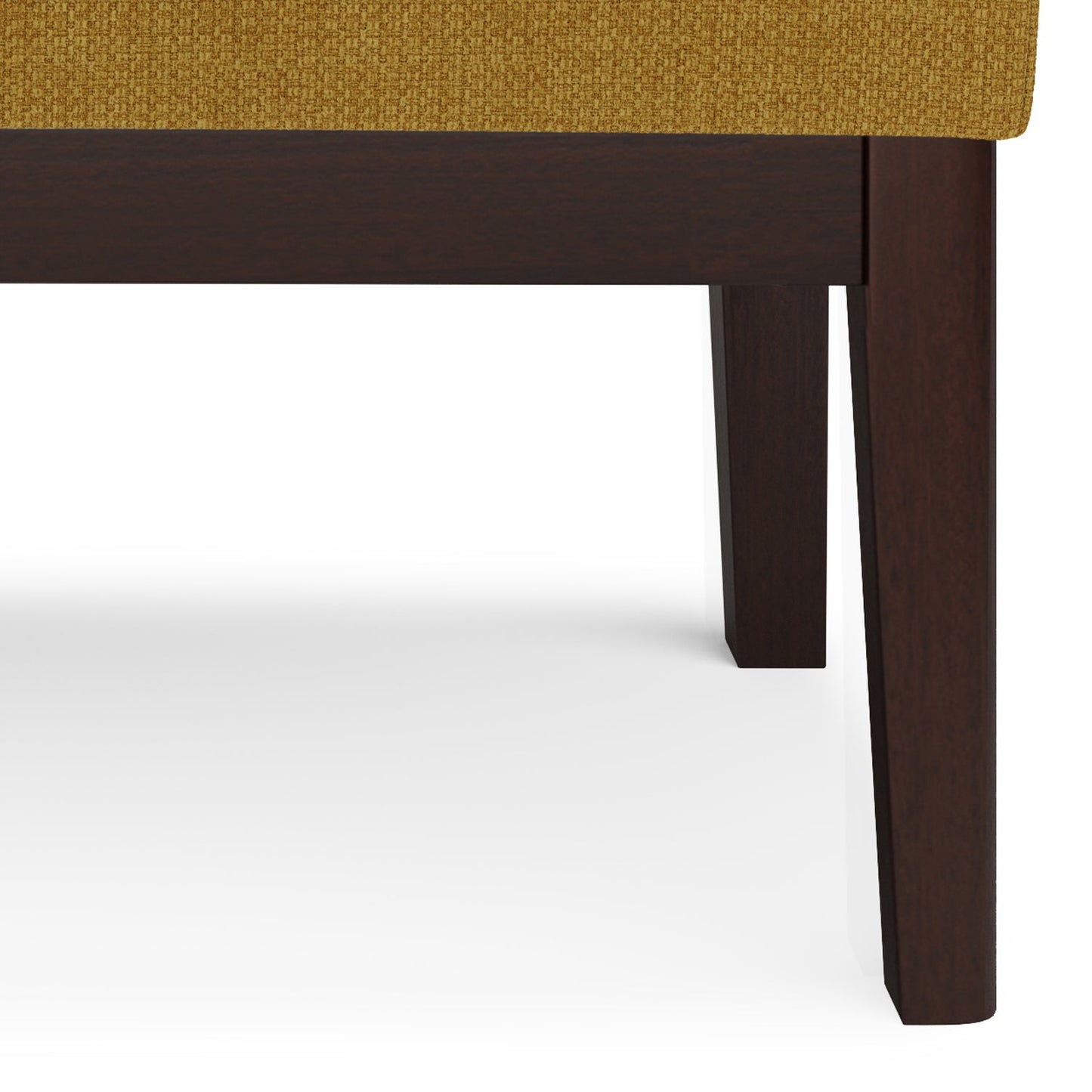 Veil 26.4" Ottoman Bench with Stitching Detail